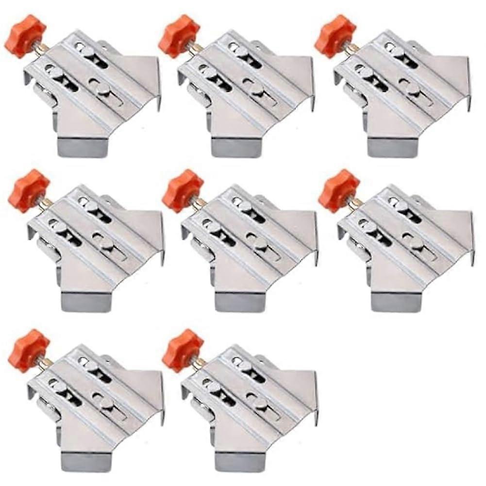 8 Multipurpose 90degree corner clamps made of stainless steel, adjustable corner clamp tool with one for woodworking B