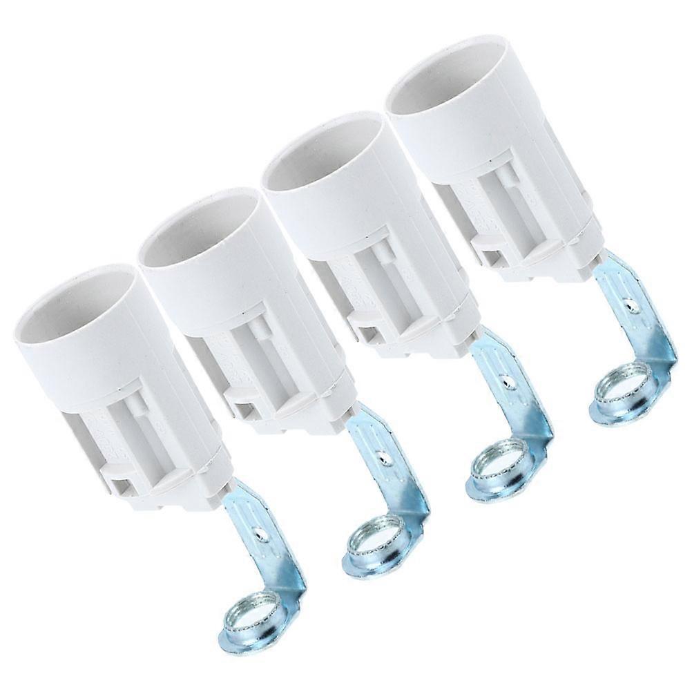 E14 Socket Holders for Candle Water Pipe Lamps Assorted Color Pack of 4