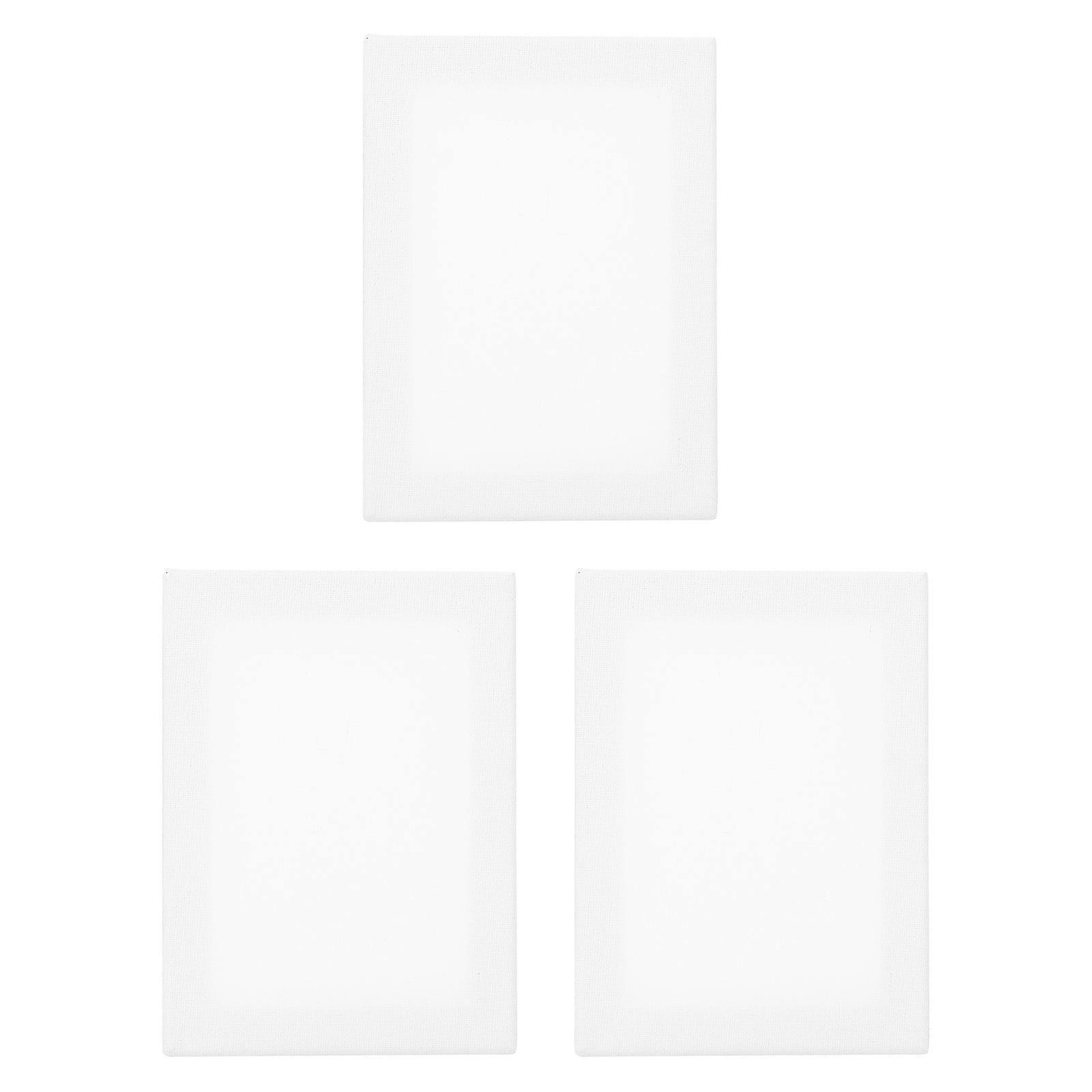 DIY Art Canvas Board Creative Oil Painting Panel for Outdoor Art Wood Material Painting Surface for Artists 3Pack