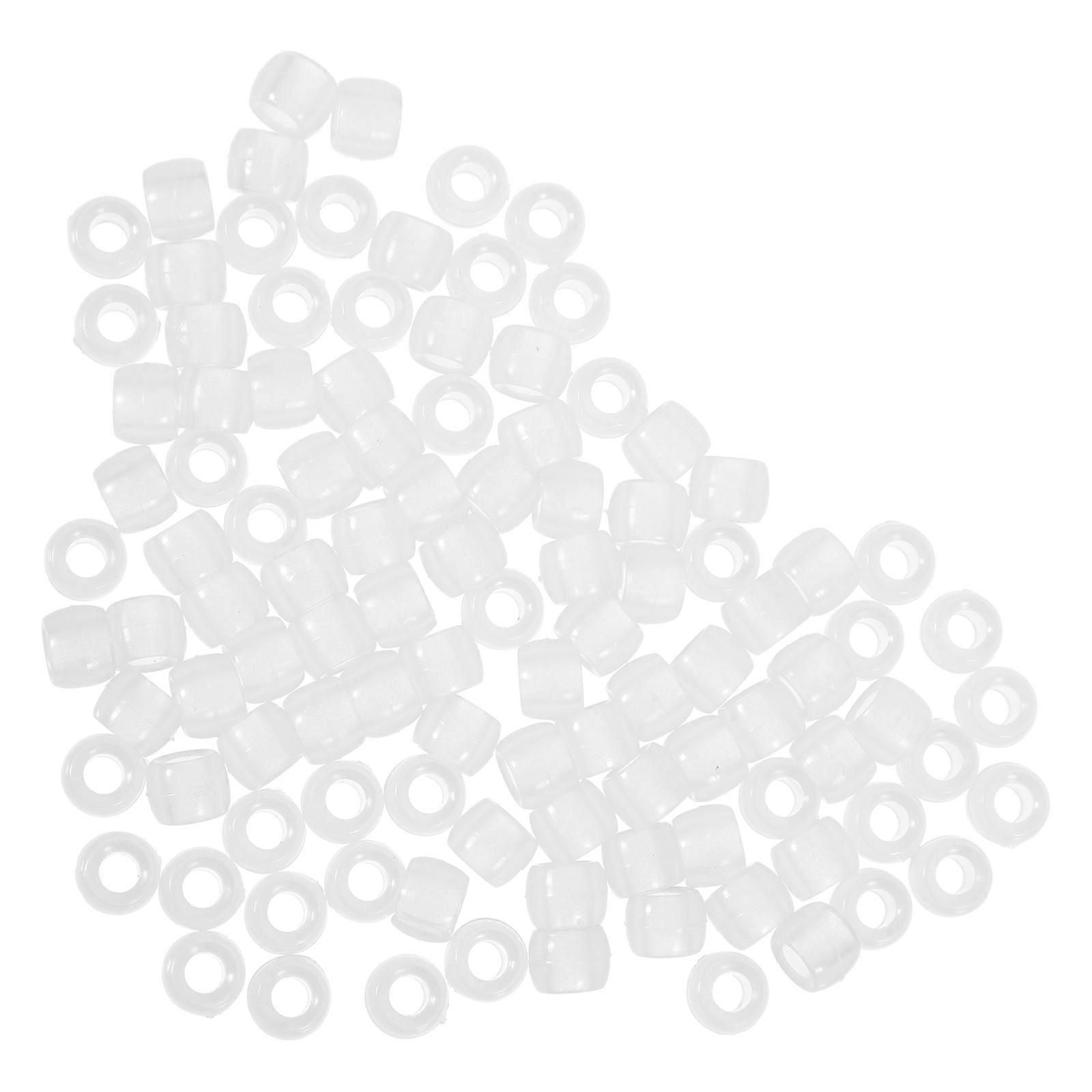 UV Color Changing Beads with Glow in Dark Effect for DIY Jewelry Making Acrylic Bracelet Crafts Assorted Color