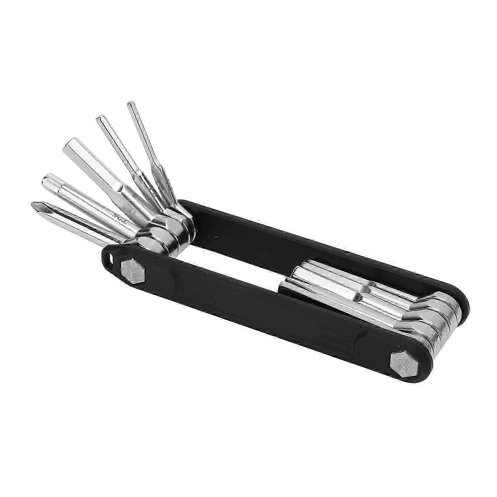10-in-1 Portable Folding Hex Key Wrench Multitool Set - Versatile Compact Tool for Home Repairs & DIY Projects