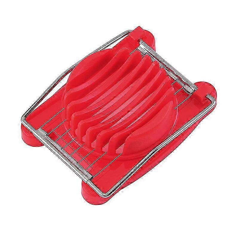 Hard Boiled Egg Slicer with Stainless Steel Wires - Easy & Sturdy Egg Cutter, Non-Slip Feet, Dishwasher Safe, BPA Free Kitchen Tool