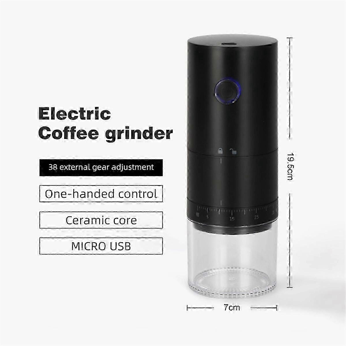 Electric Coffee Grinder With External Adjustment Usb Coffee Grinder,b