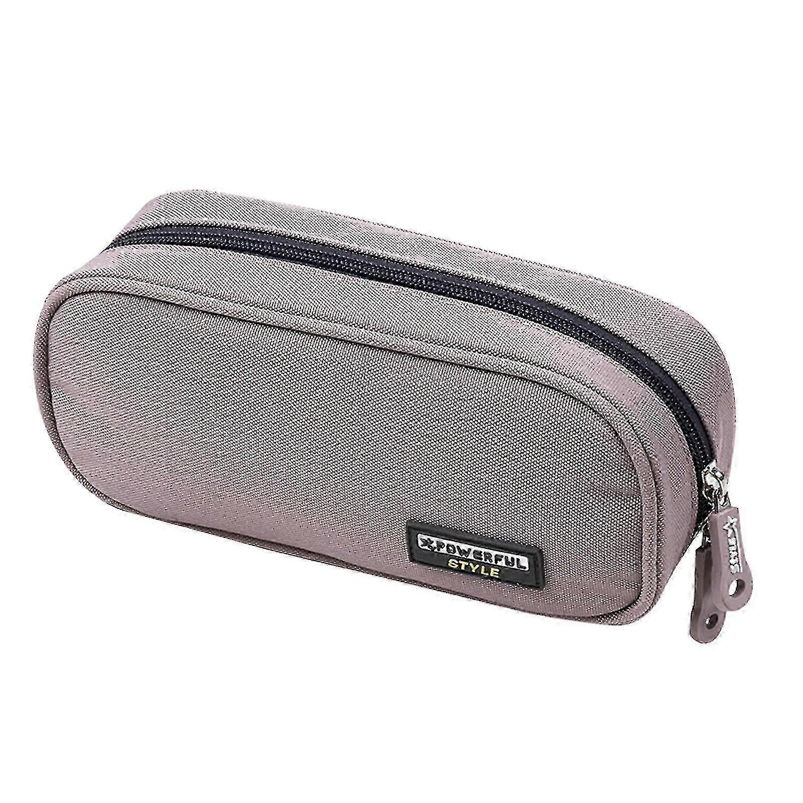High-capacity Canvas Pencil Case Stationery Box For Middle School Students