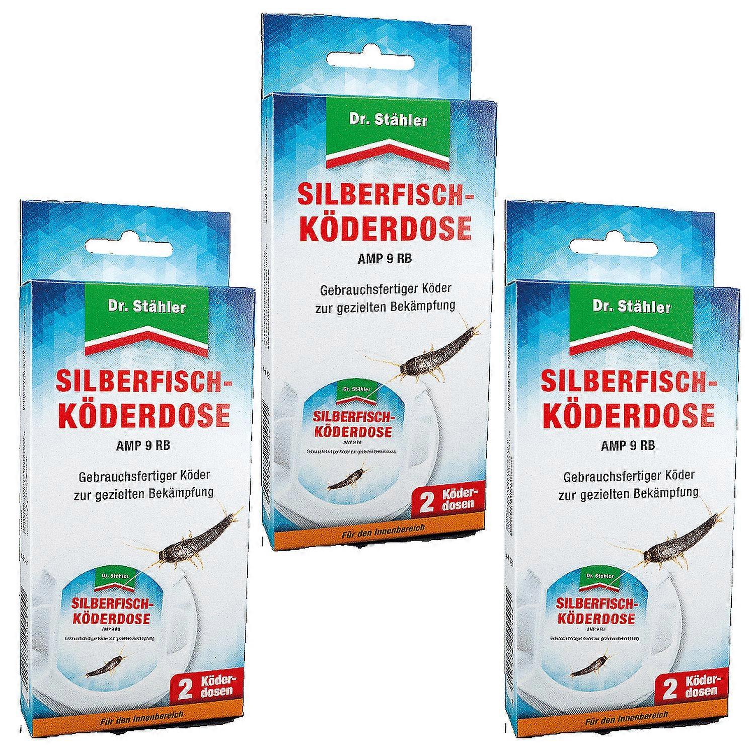 3 x DR. STÄHLER Silverfish Bait Box, 2 pieces