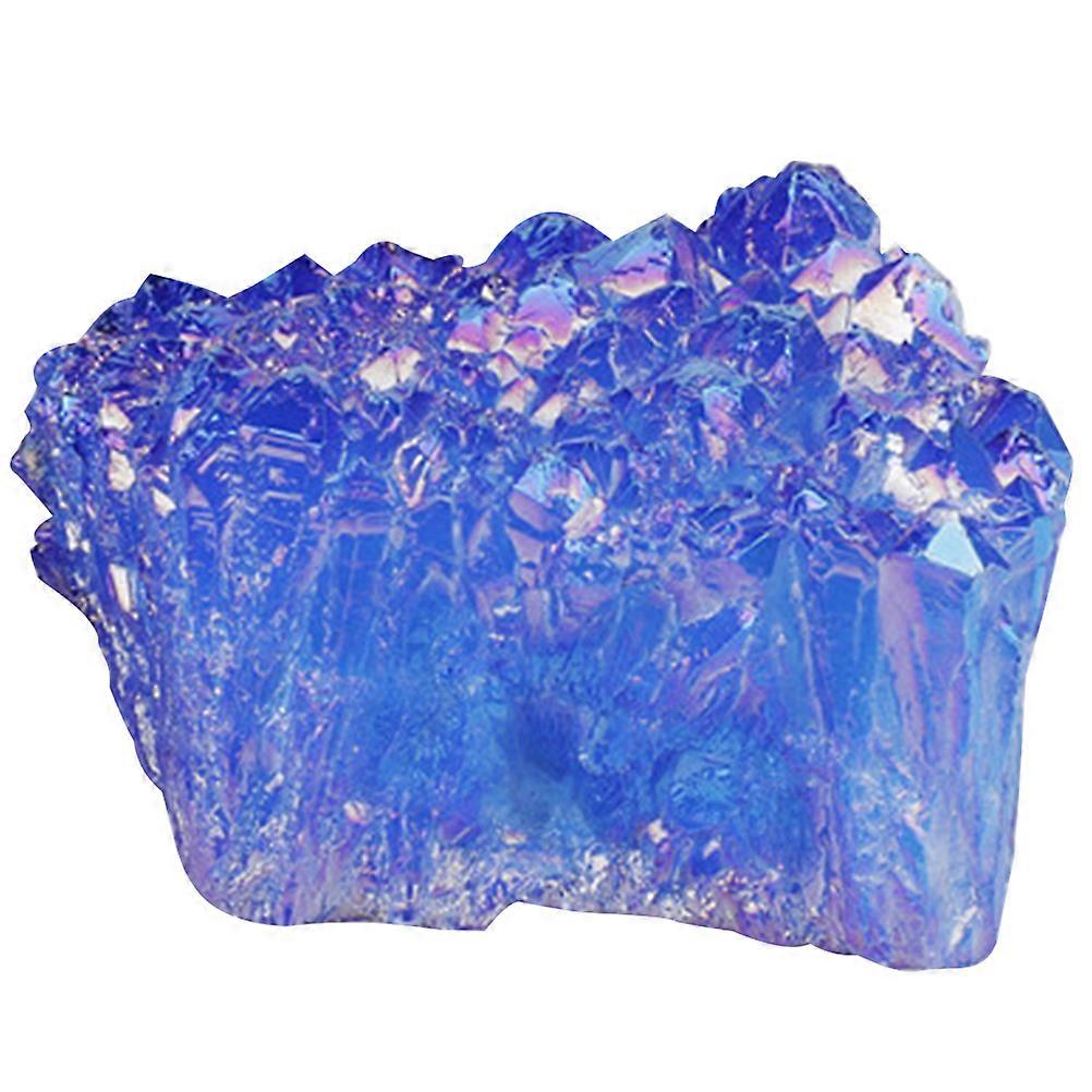 Crystal Cluster Stone Ornament Rough Gemstone Specimen for Home Decor, Tabletop Display, and Unique Mineral Gift