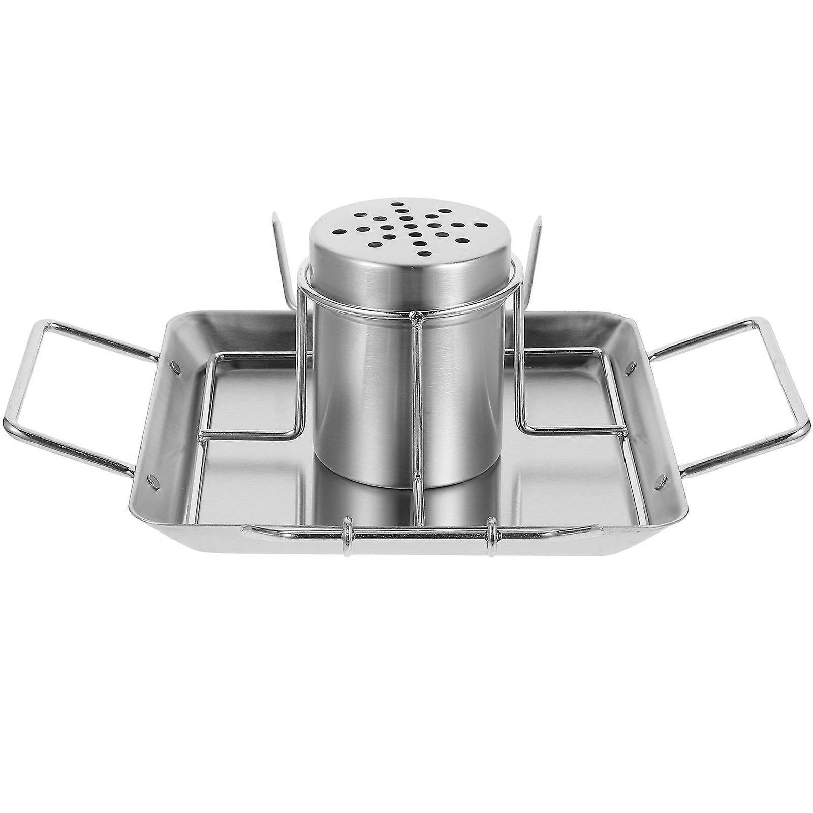 Outdoor Roasting Rack For Turkey Roast Ideal For Adults In Silver Color For Camping And Picnic 1 Set