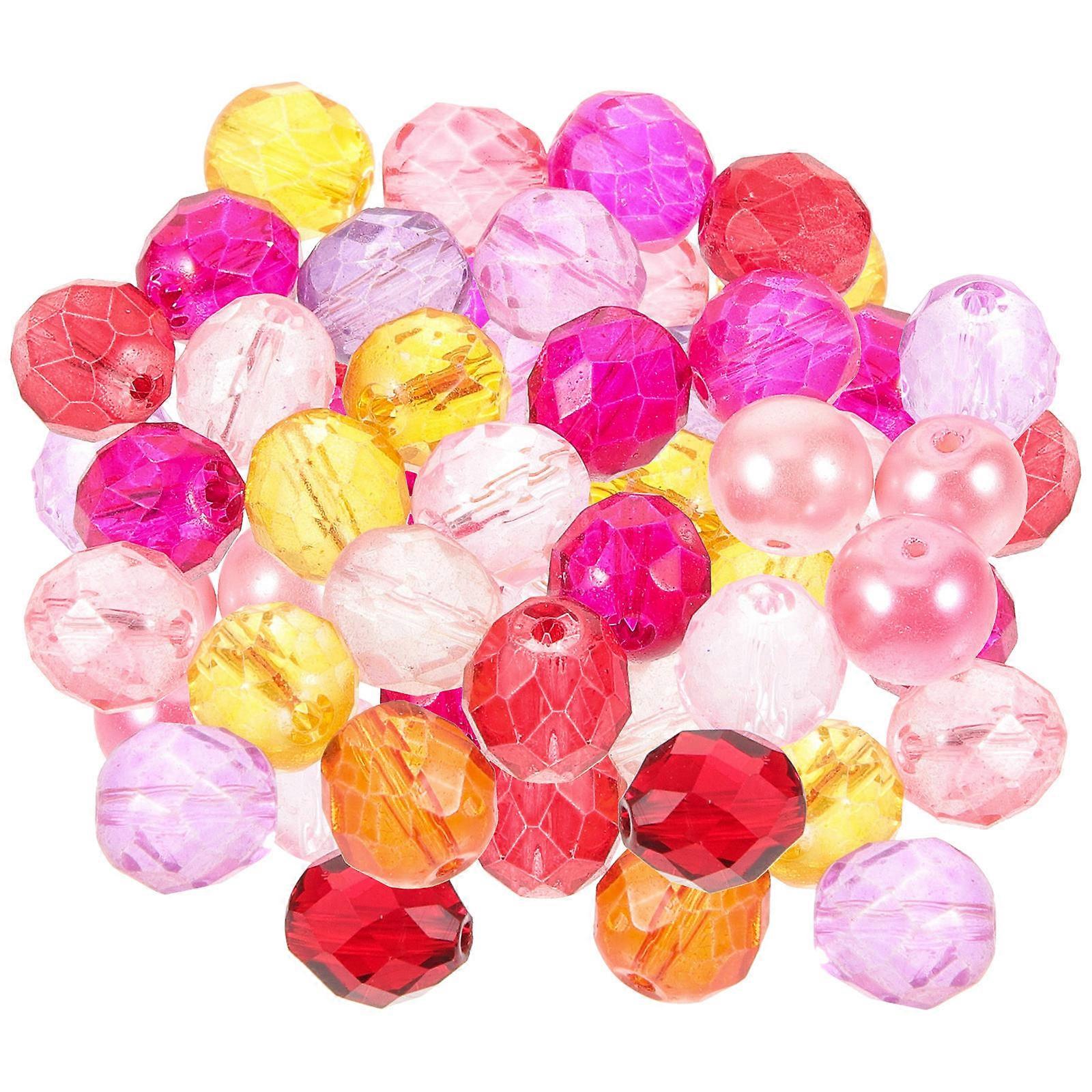 72pcs Mixed Color Gradient Glass Beads for DIY Jewelry Making – Delicate Beads for Bracelets, Earrings, Necklaces & Craft Projects