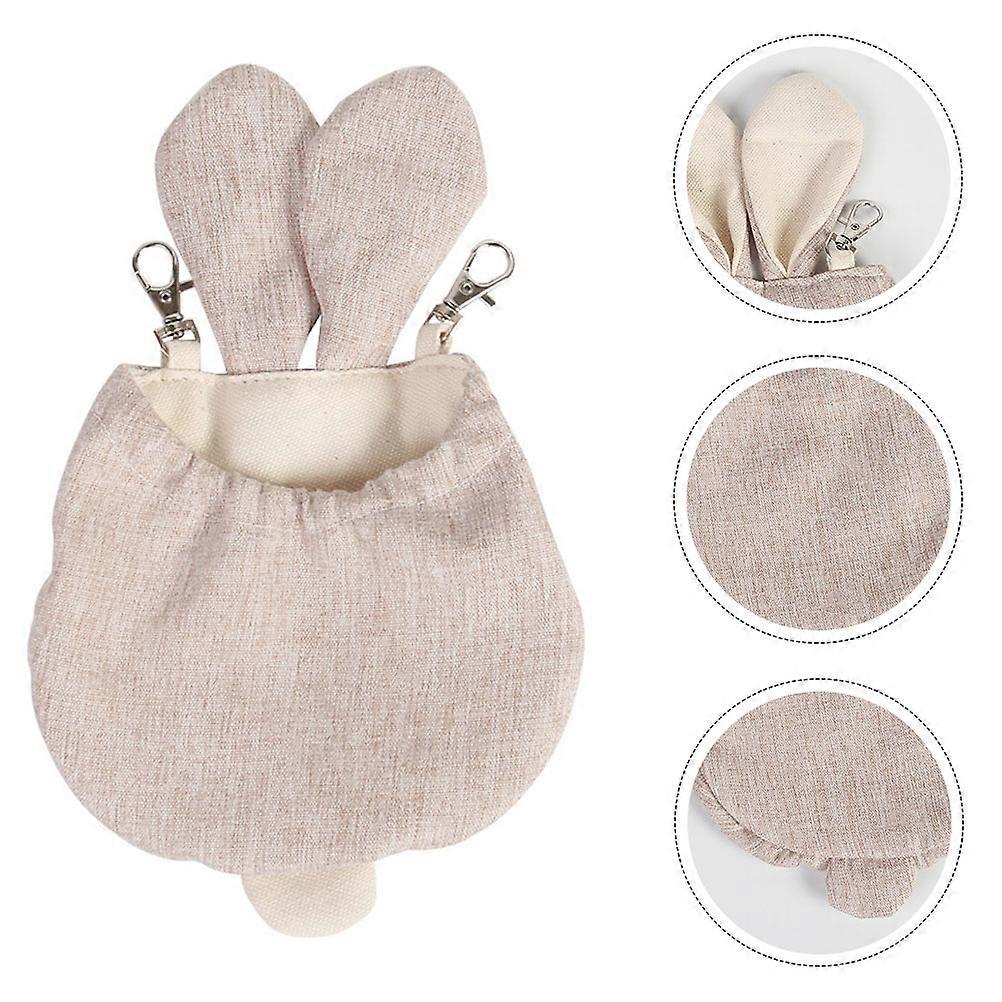 Breathable Rabbit Ears Shape Hammock For Small Pets Ideal For Indoor Resting And Play Areas Made Of Lightweight Material 1Pcs