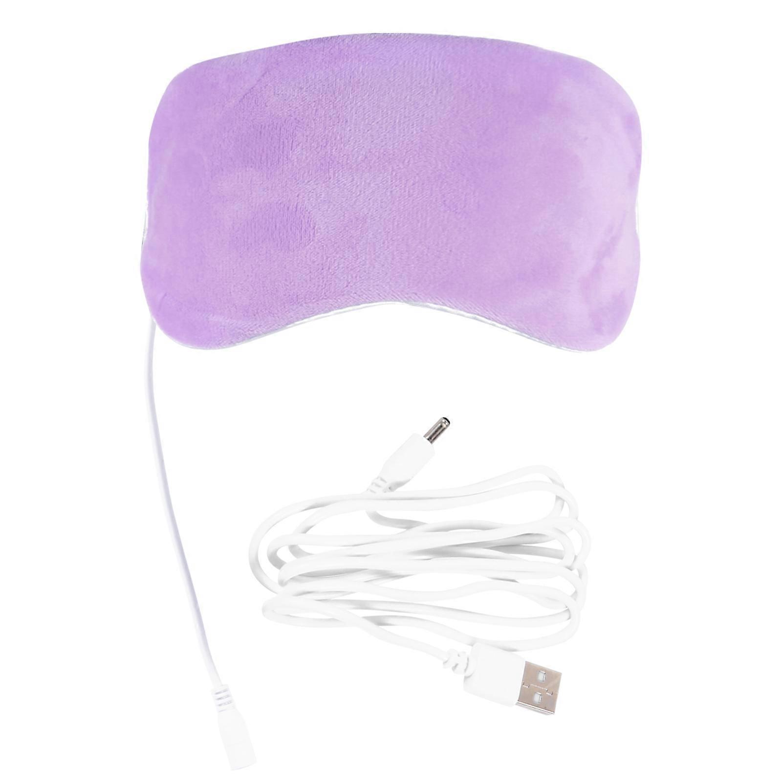 Heated Eye Cover For Treating Dry Eye And Blocking Light With USB Heating Technology In Violet 1Set