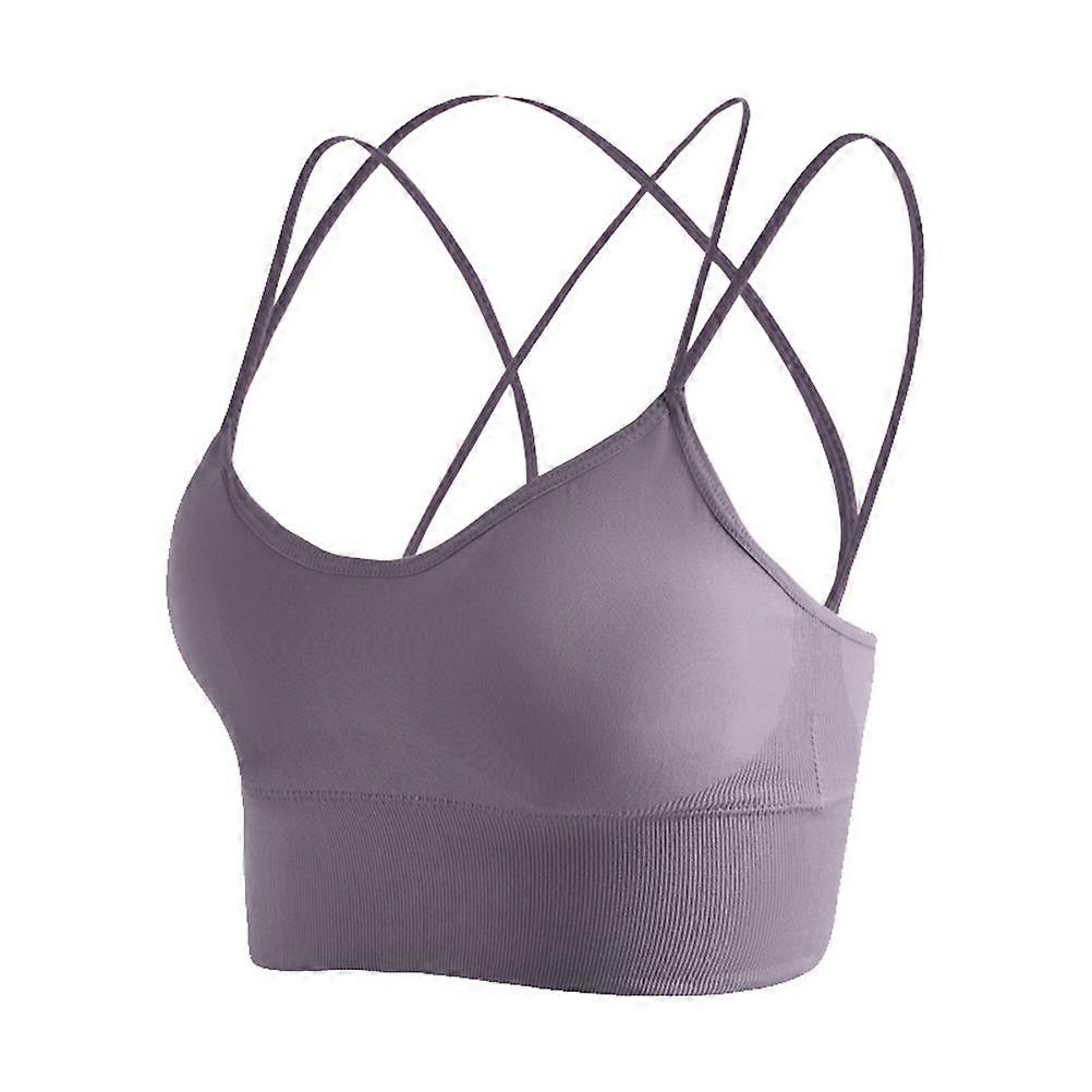 Sports Wear Yoga Vest Undergarment For Exercise Cross Strap Shockproof 1Pack