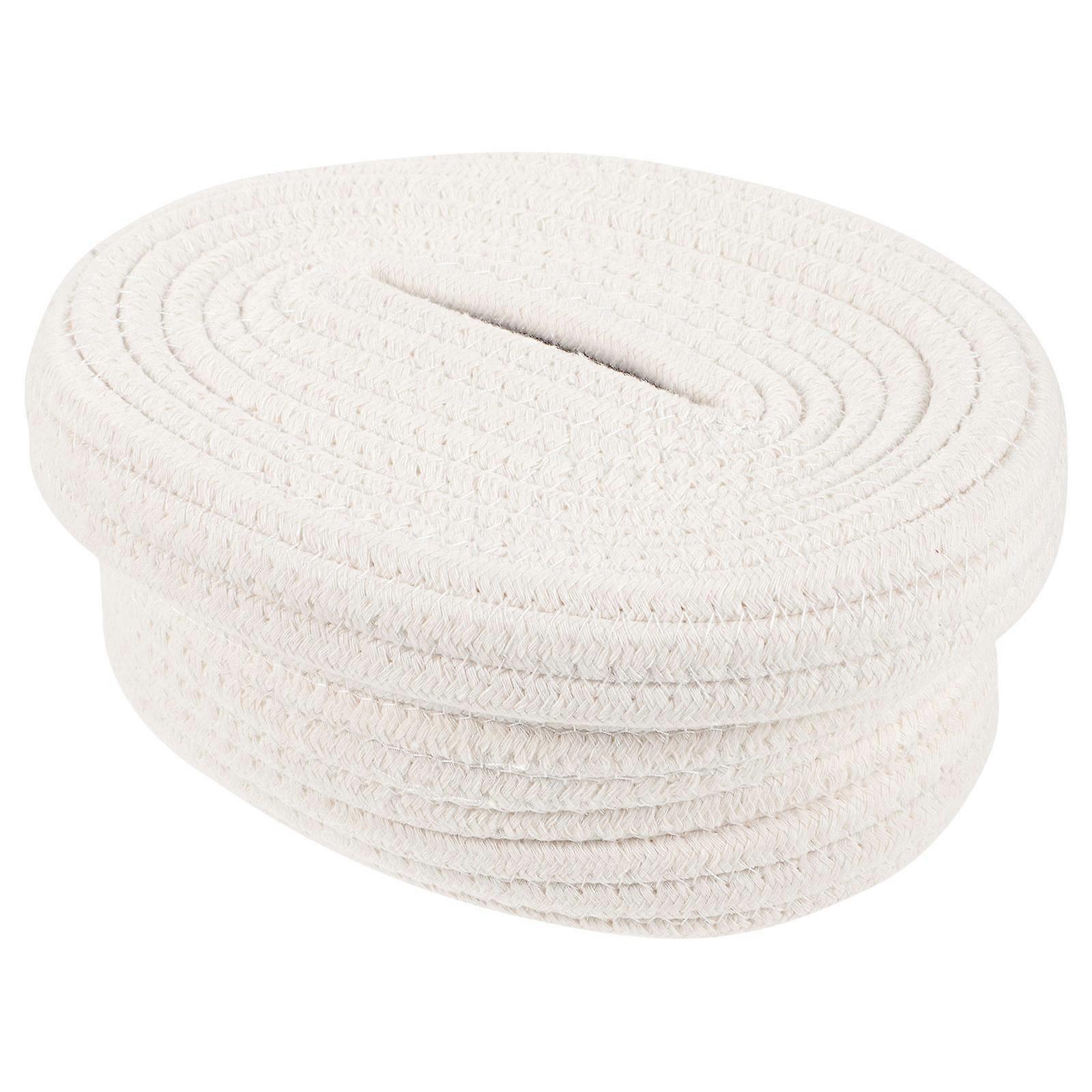 Retro Woven Tissue Holder Napkin Dispenser Compact Lightweight Desktop Box for Office Cafe Home Use Nordic Style Paper Tissue Container