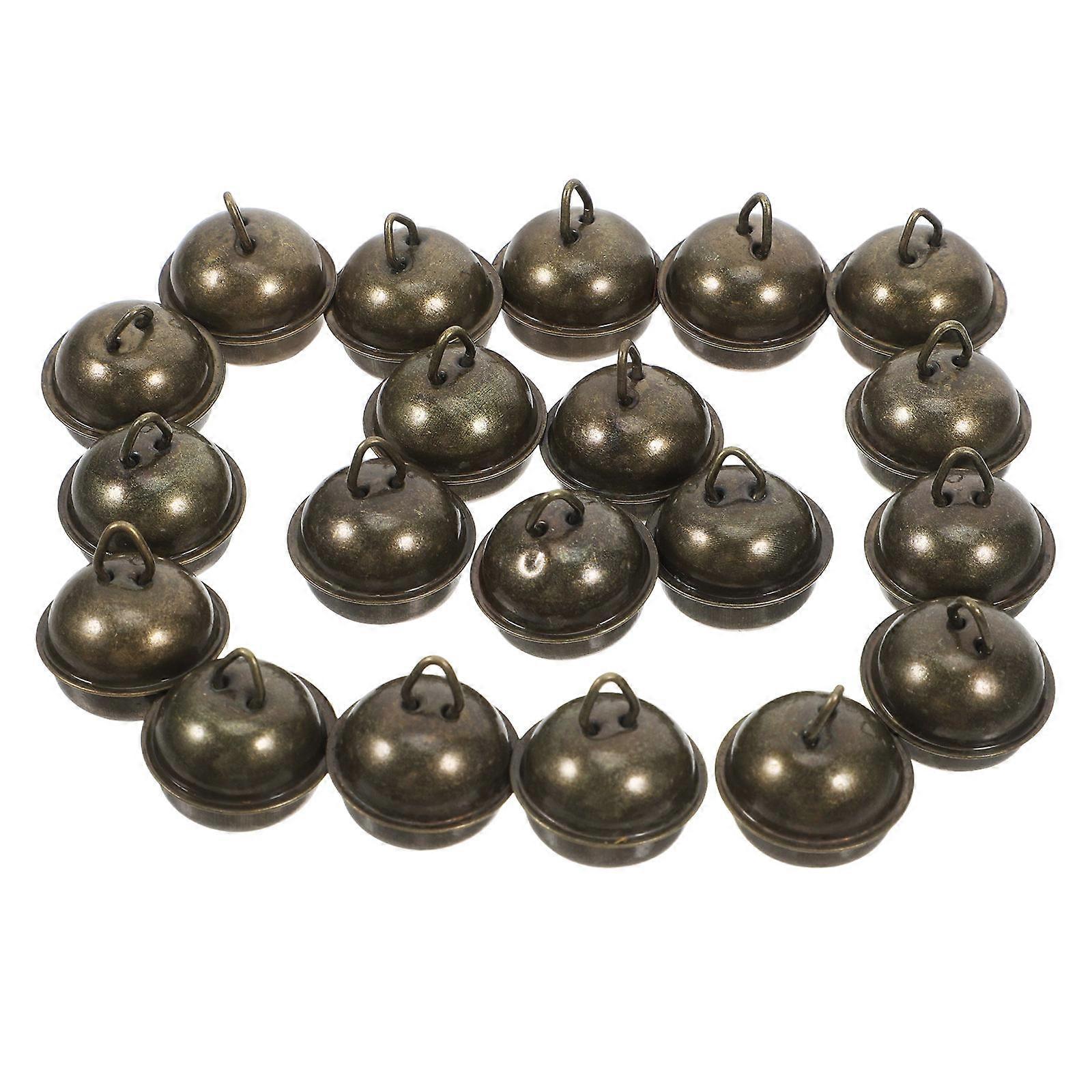 20Pcs Small Rustic Bells Designed For DIY Crafts Perfect For Pet Collars Rust-resistant Iron Material
