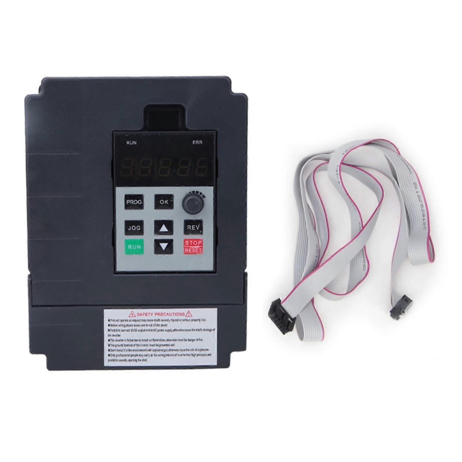 Variable Frequency Inverter Single-Phase To 3-Phase VFD 2.2kW For Jh S2 2T Fanner Spindle Grinder