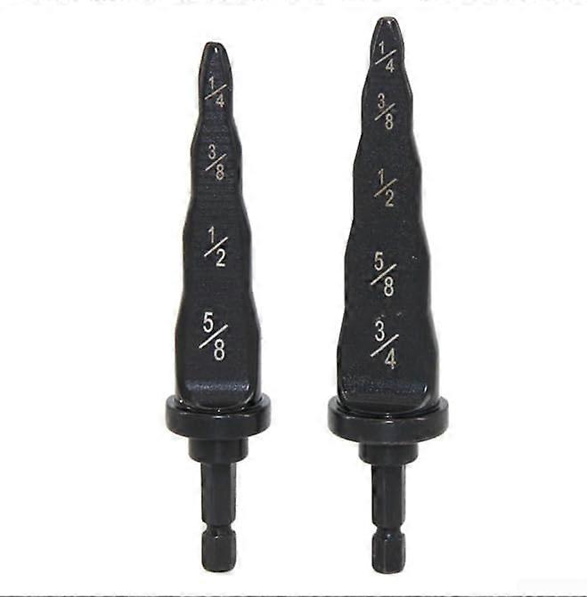 For hex handle design copper pipe expander for hand drill, English metric versions available (B).