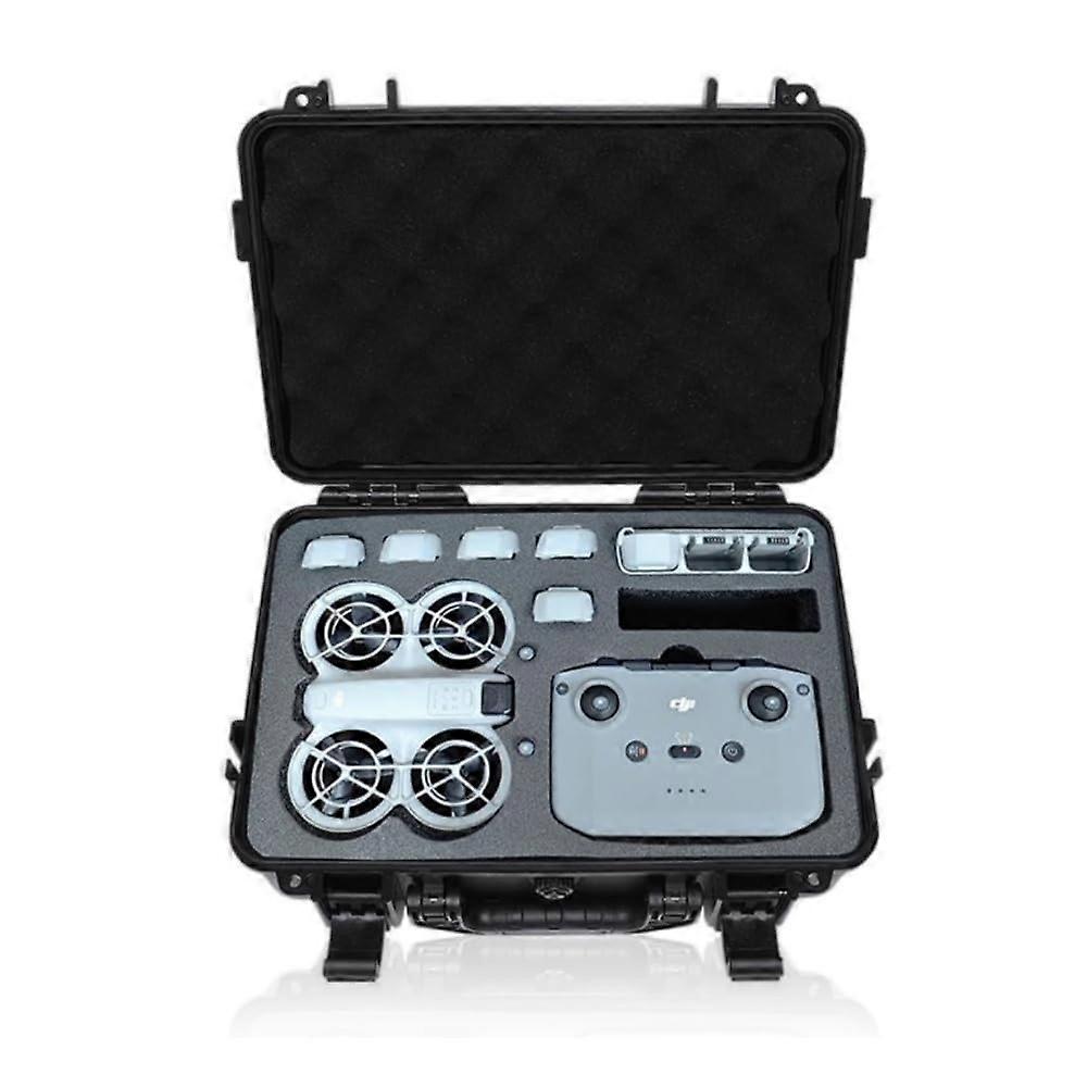 Waterproof Hard Case for DJI Neo Combo RC N3 Controller, Travel Bag, Black