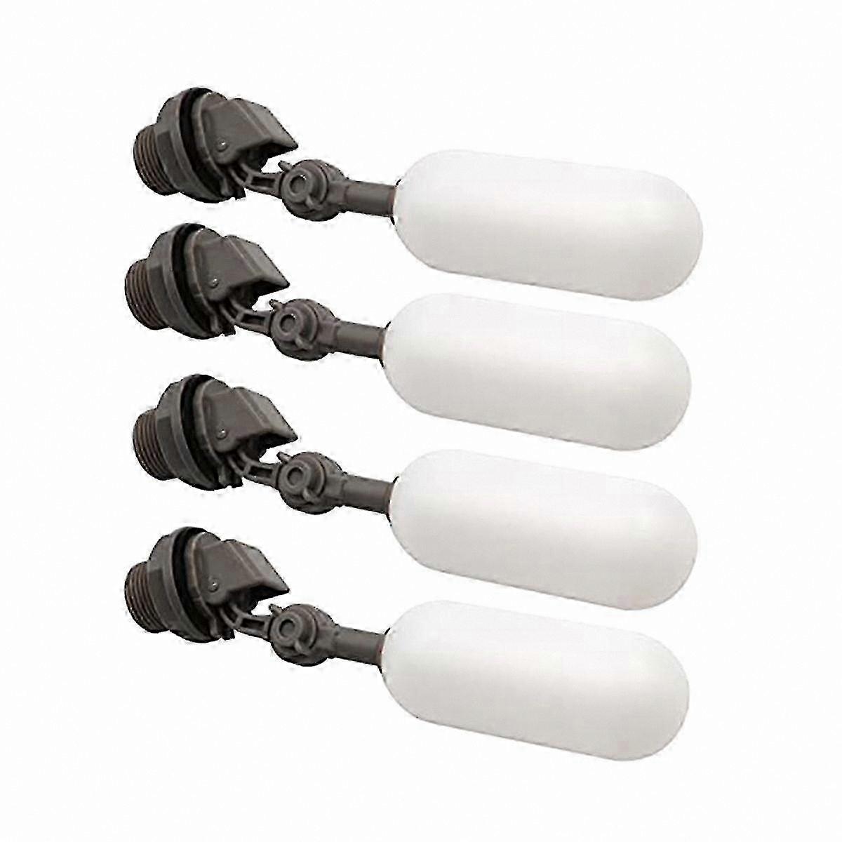 4-Pack 3/4 Inch Adjustable Plastic Float Valve for Water Tanks