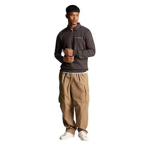 Lyle & Scott Mens Collared Quarter Zip Sweatshirt