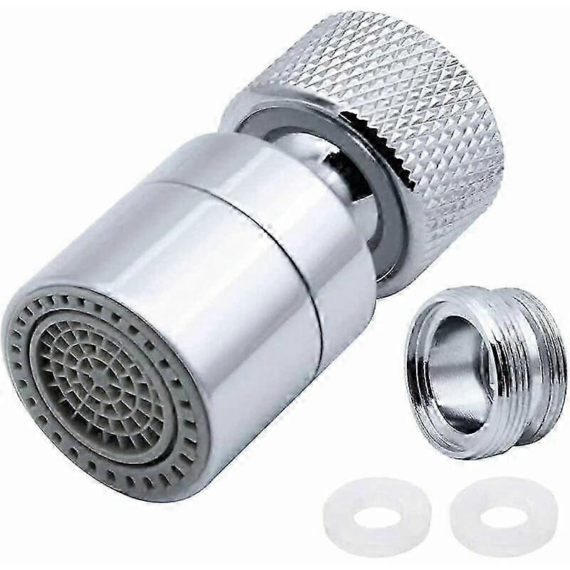 2-way adjustable brass kitchen faucet aerator 360 rotatable, suitable for faucet diameter 1.4-2.3cm, made of brass, high quality and modern