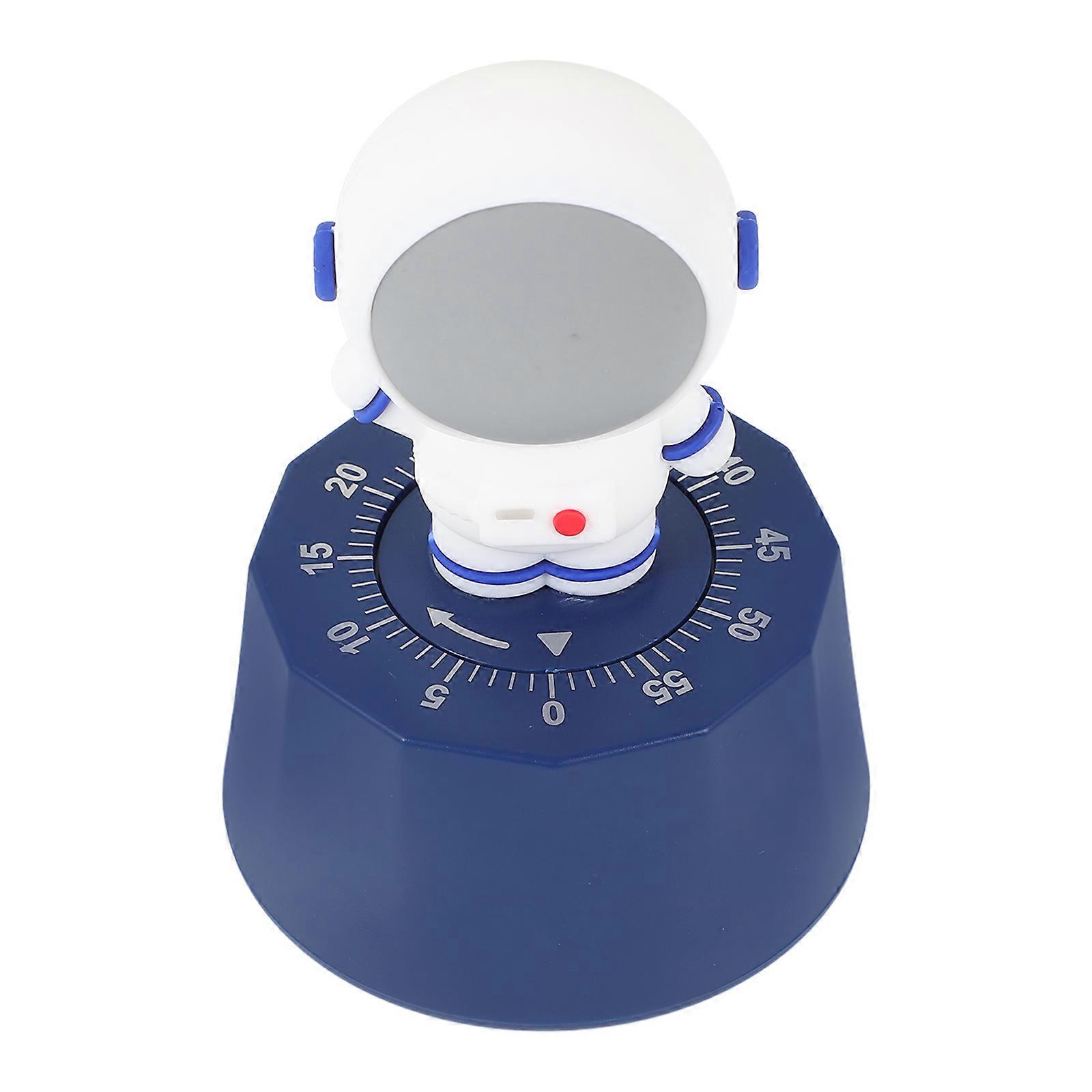 Adorable Blue Plastic Study Timer for Home Use Learning Alarm Timer with Cartoon Design