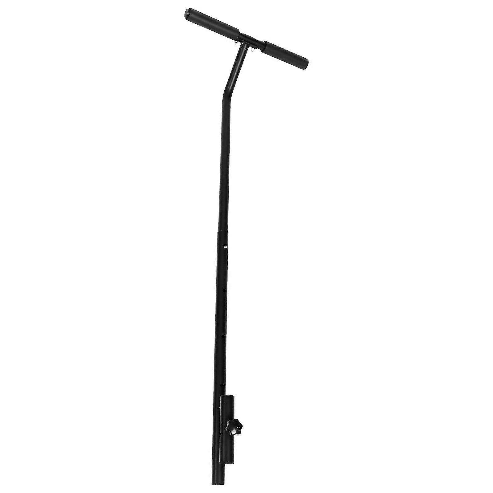 Rebounder Handle Bar for Indoor Fitness Trampoline Durable Stainless Steel Single Handlebar for Adults and Kids