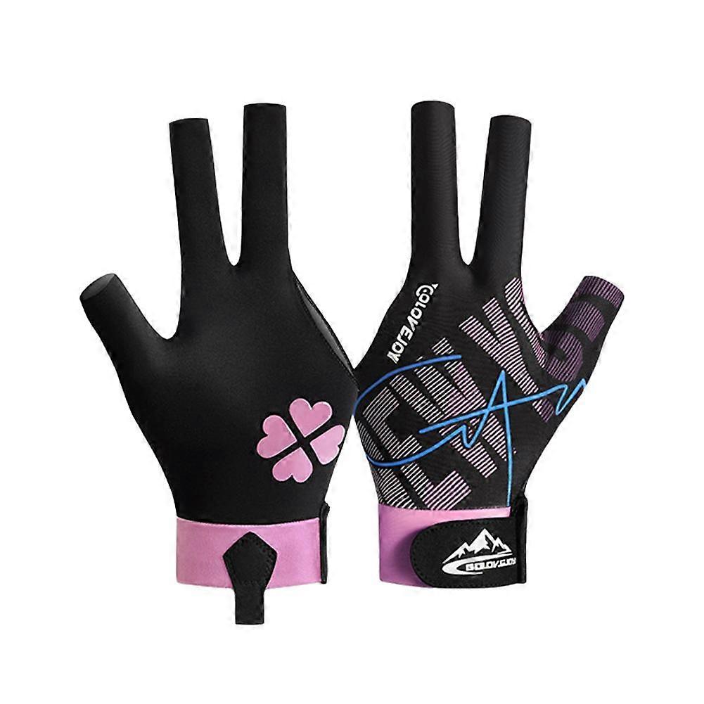Left Hand Billiards Glove Non Slip Grip Enhanced Control Professional Compression Support Snug Fit Pool Cue Accessory