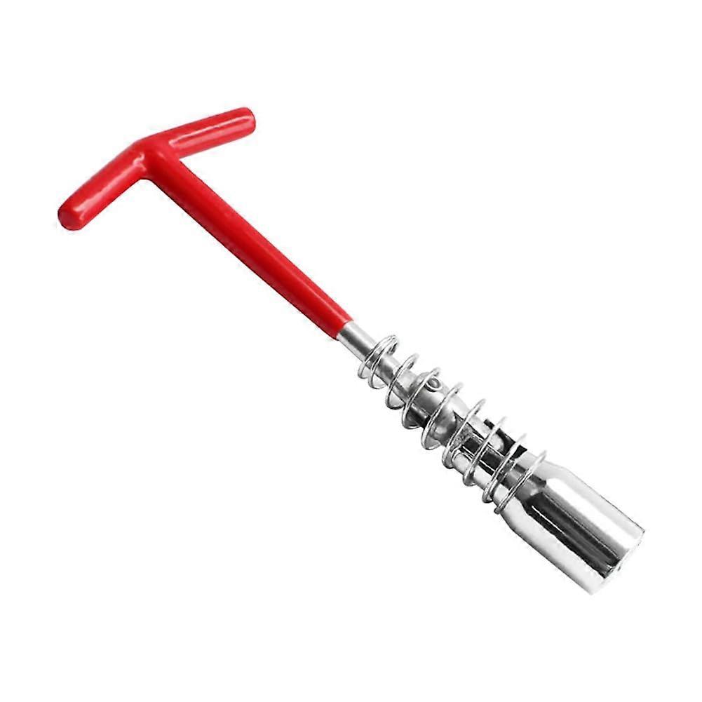 21mm T-Shape Spark Plug Socket Wrench Drive with Universal Joint for Automotive Car and Motorcycle Spark Plug Removal