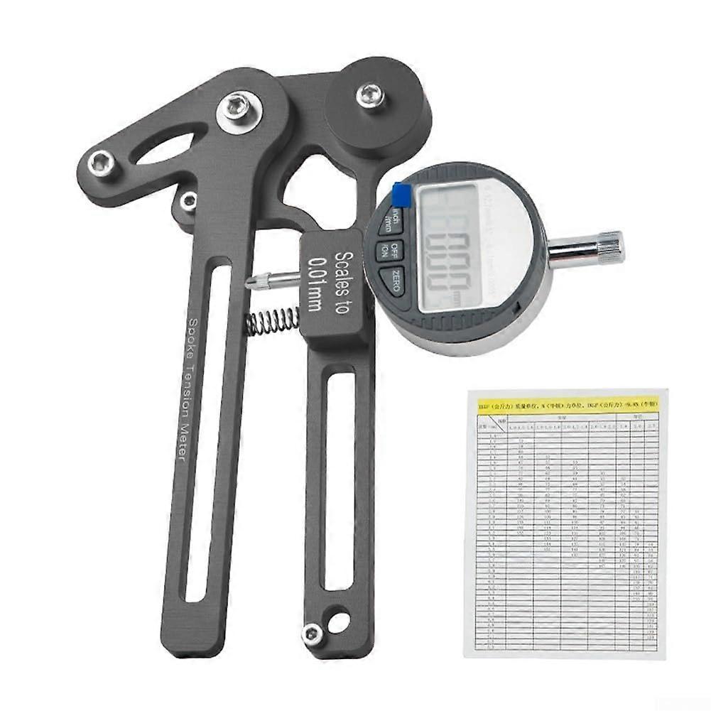 Spoke Tension Meter Wheel Tool for 66/69/29 Inch 700C (Black Electronic Clock)