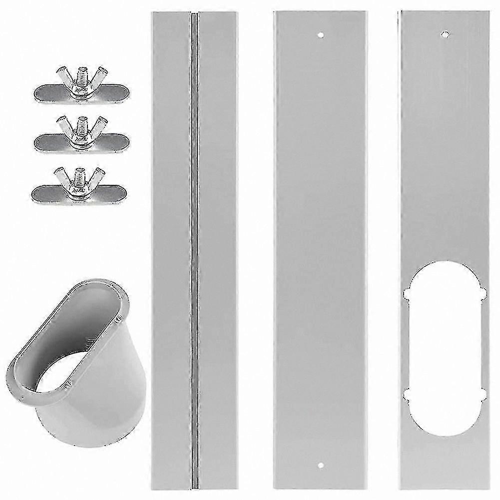 Adjustable Window Ventilation Kit for Portable Air Conditioners, Slide Plate Adapter