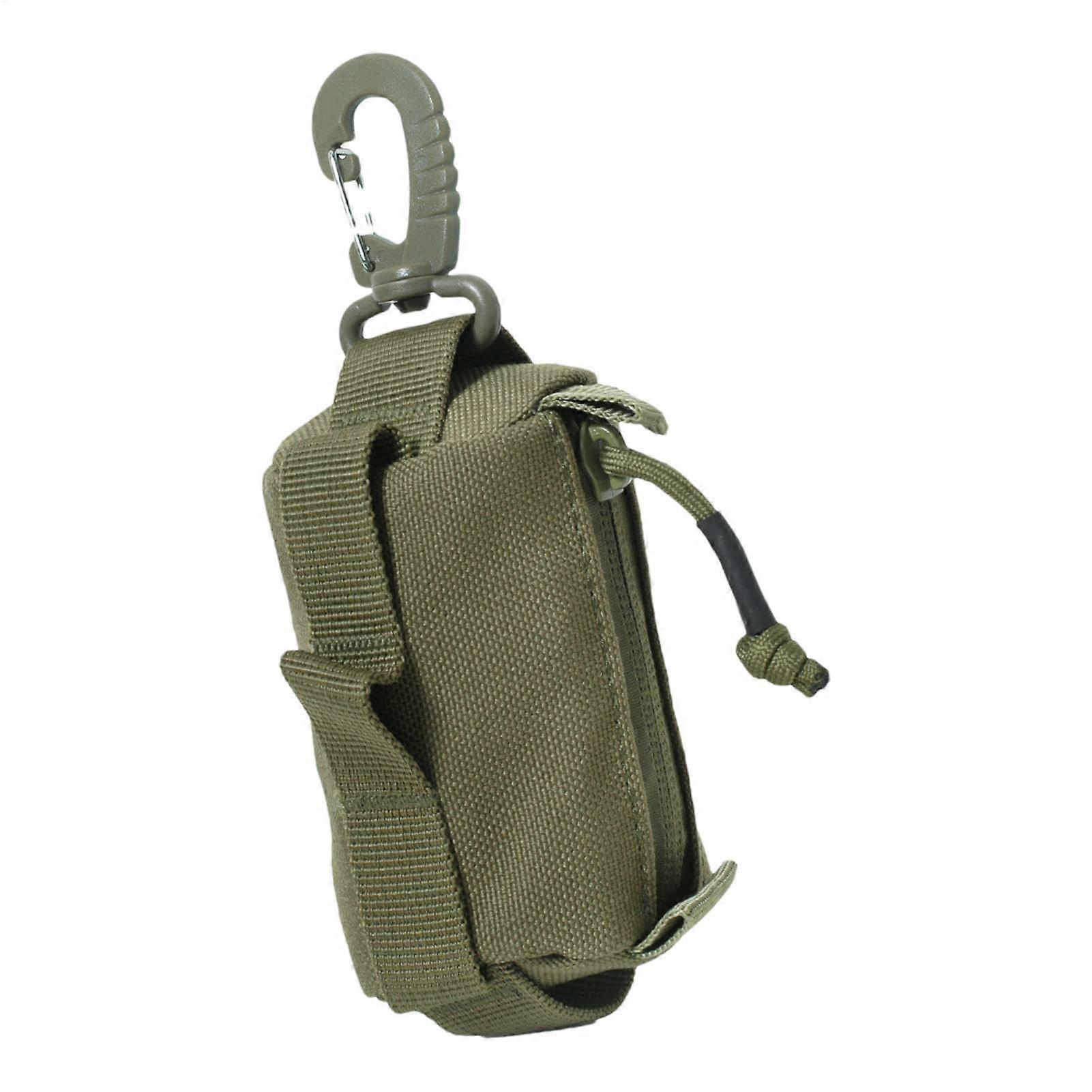 Coin Wallet - Portable Coin Holder Organizer, Small Change Bag, Multifunctional Key and Cash Wallet in Army Green