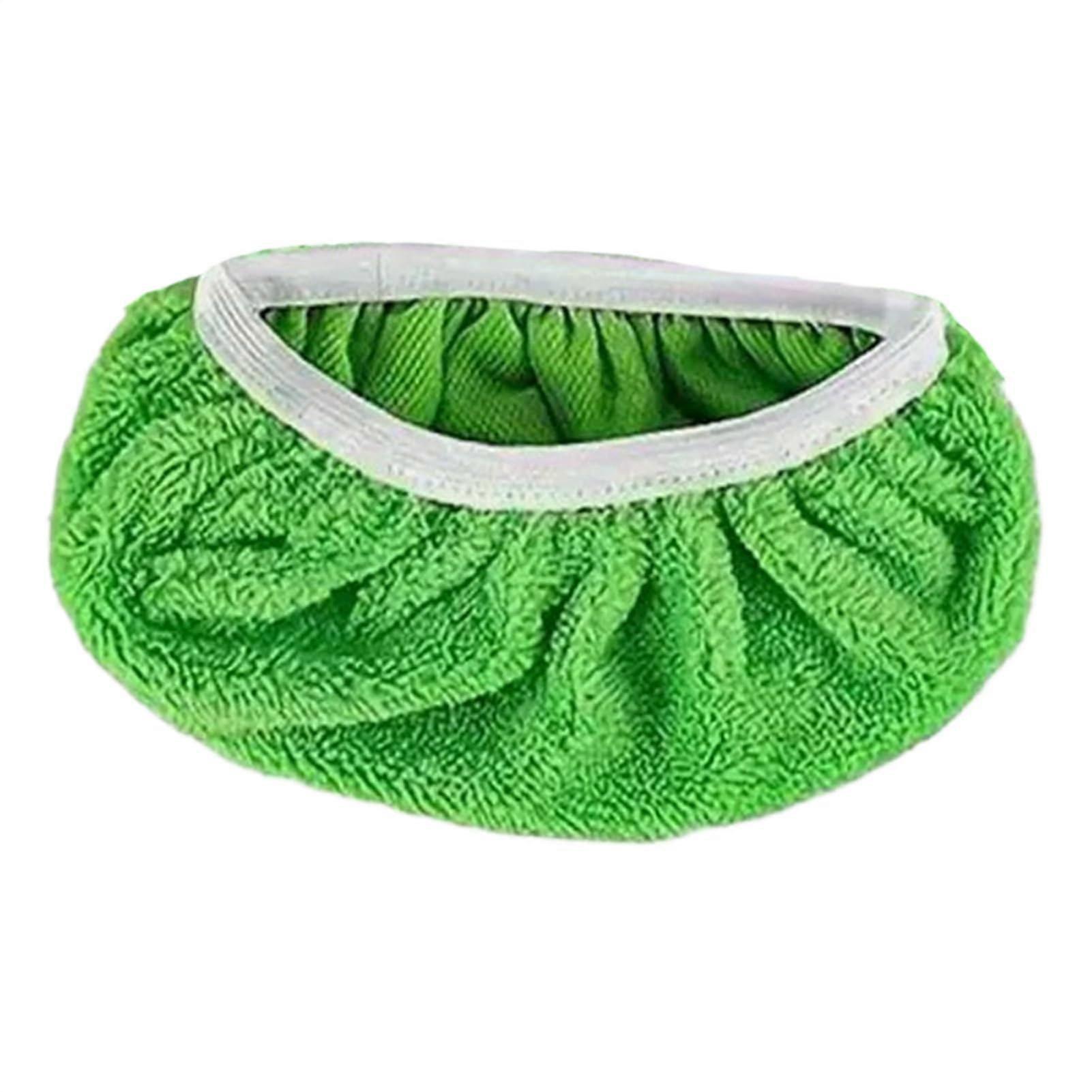 Reusable Microfiber Mop Refill Packs With Machine Washable Wet And Dry Mop Cloths Green