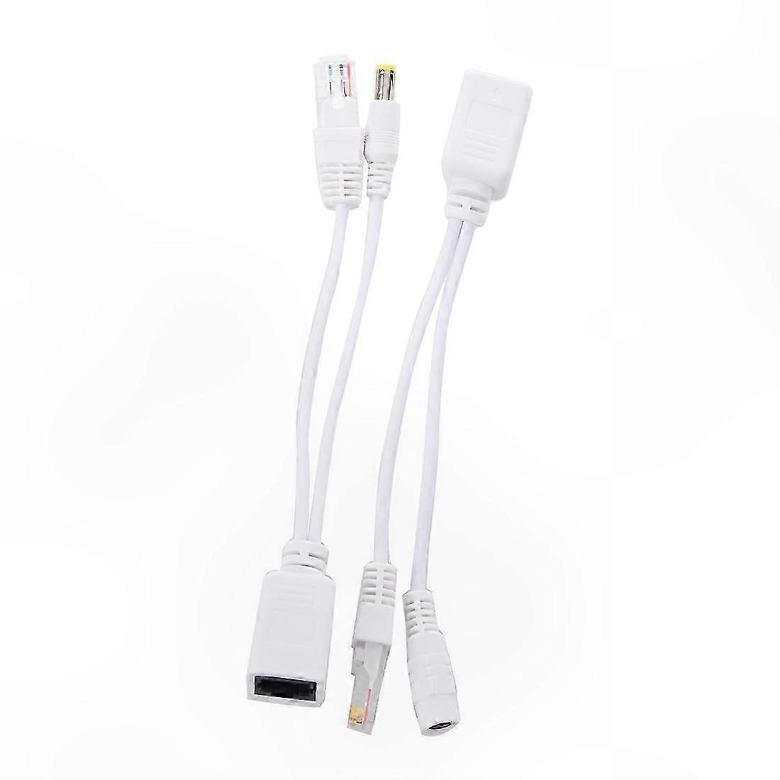 PoE Adapter Injector and Splitter Kit for 5V 12V 24V 48V Passive Power over Ethernet Setup