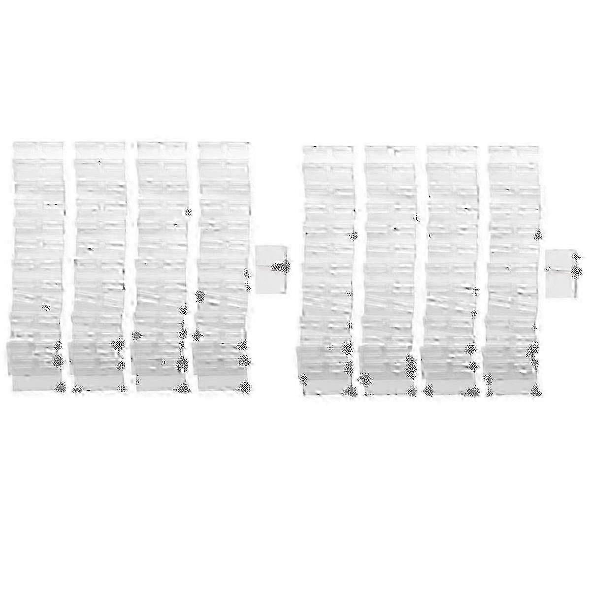 Clear Plastic Label Holders Removable Shelf Clips for Storage and Pricing