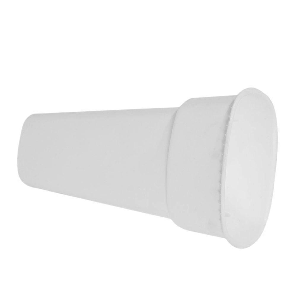 Plastic Flower Bucket Desktop Flower Storage Bucket for Home White Pp Material for Flower Storage 1Pack