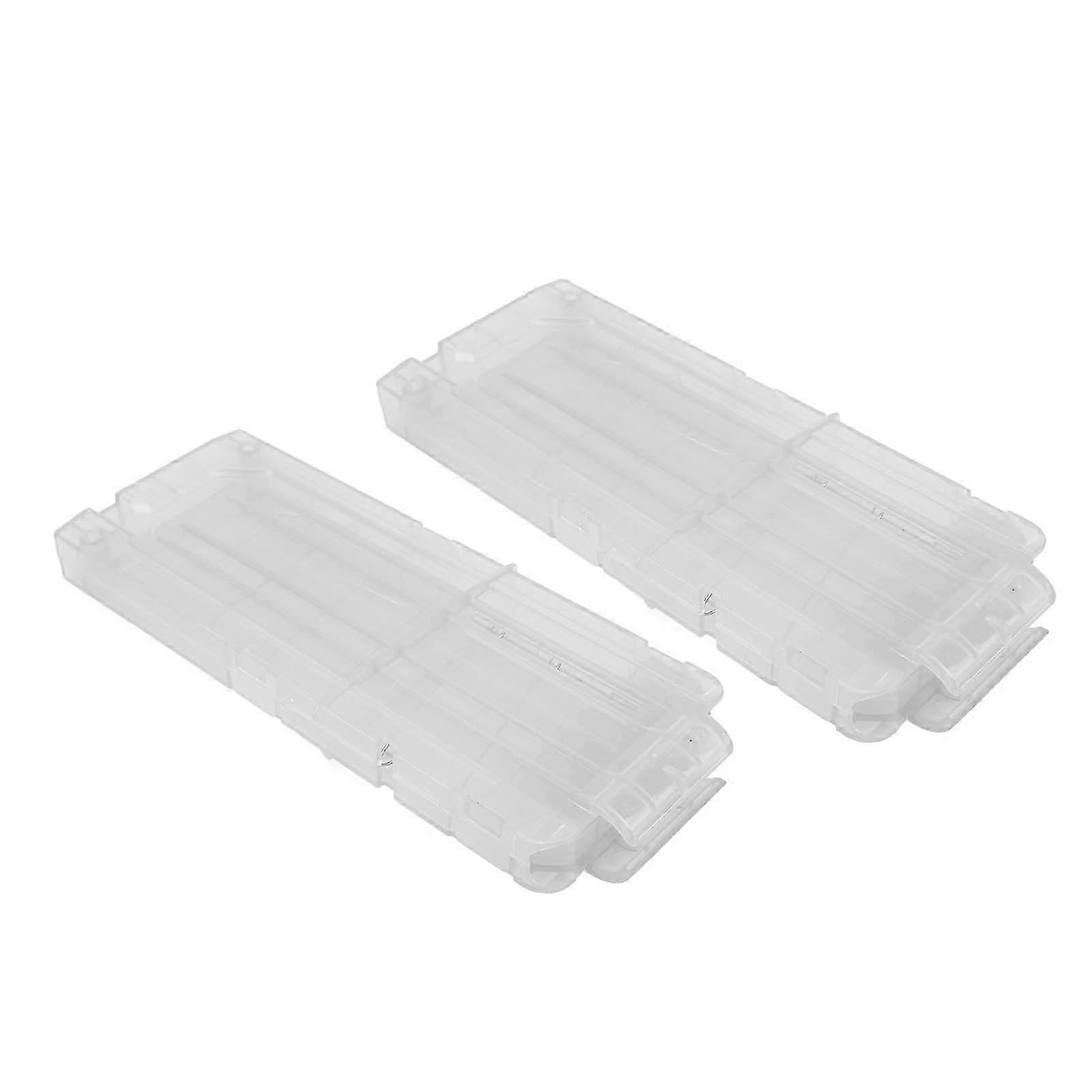 Abs Plastic Durable Construction Toy Gun Accessory, Quick Reload Clips for Nerf Compatible Magazines, Shockproof Design Ensures Longevity,