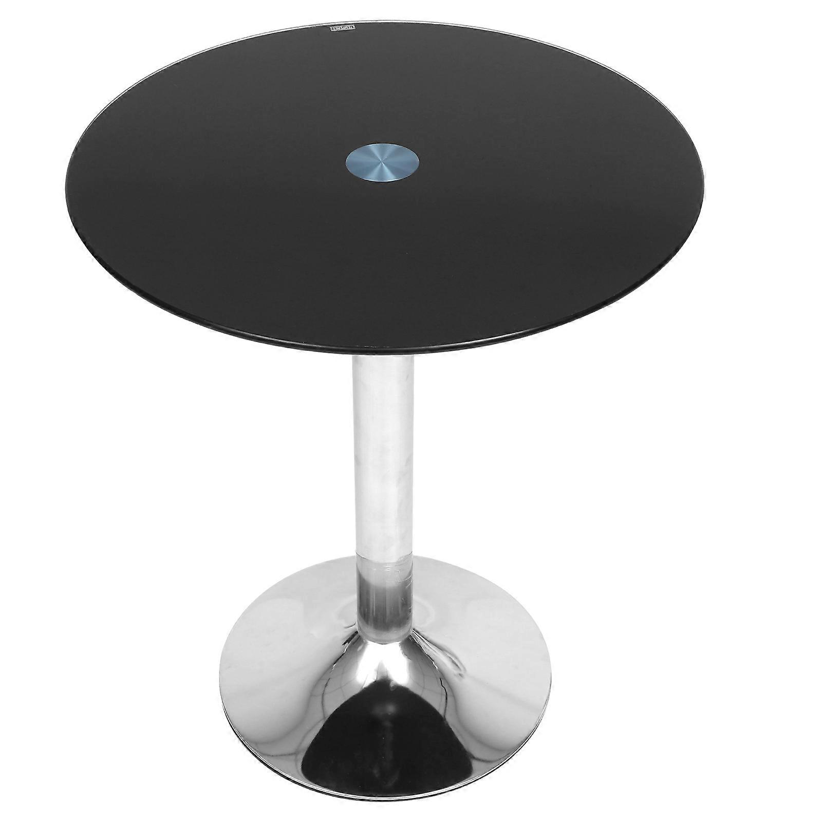 Small Table Modern for Window Tempered Glass and Stainless Steel Fruit Tray Placement 1Pc