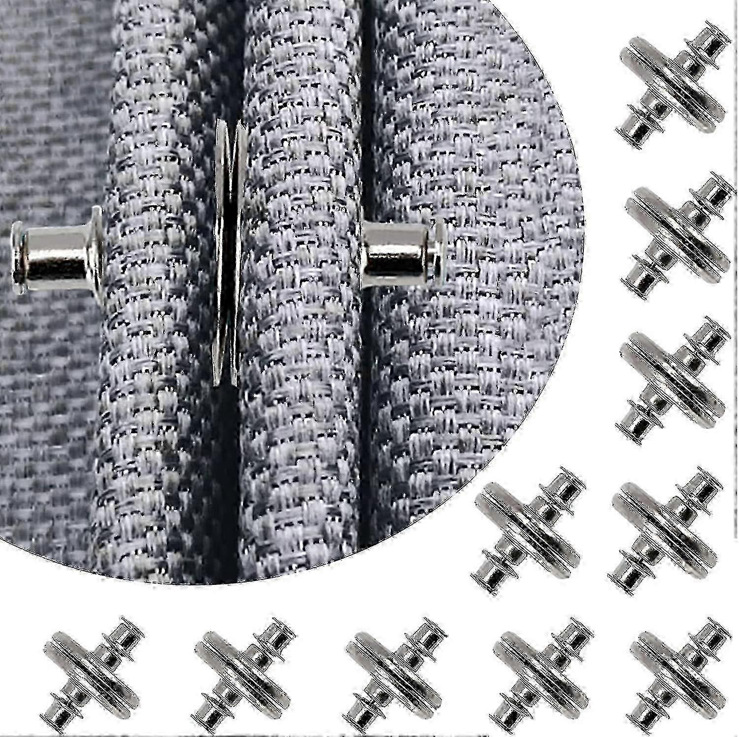 10 Pairs of Magnetic Curtain Holders - 20mm Blackout Curtain Magnets for Light Blocking & Secure Closure