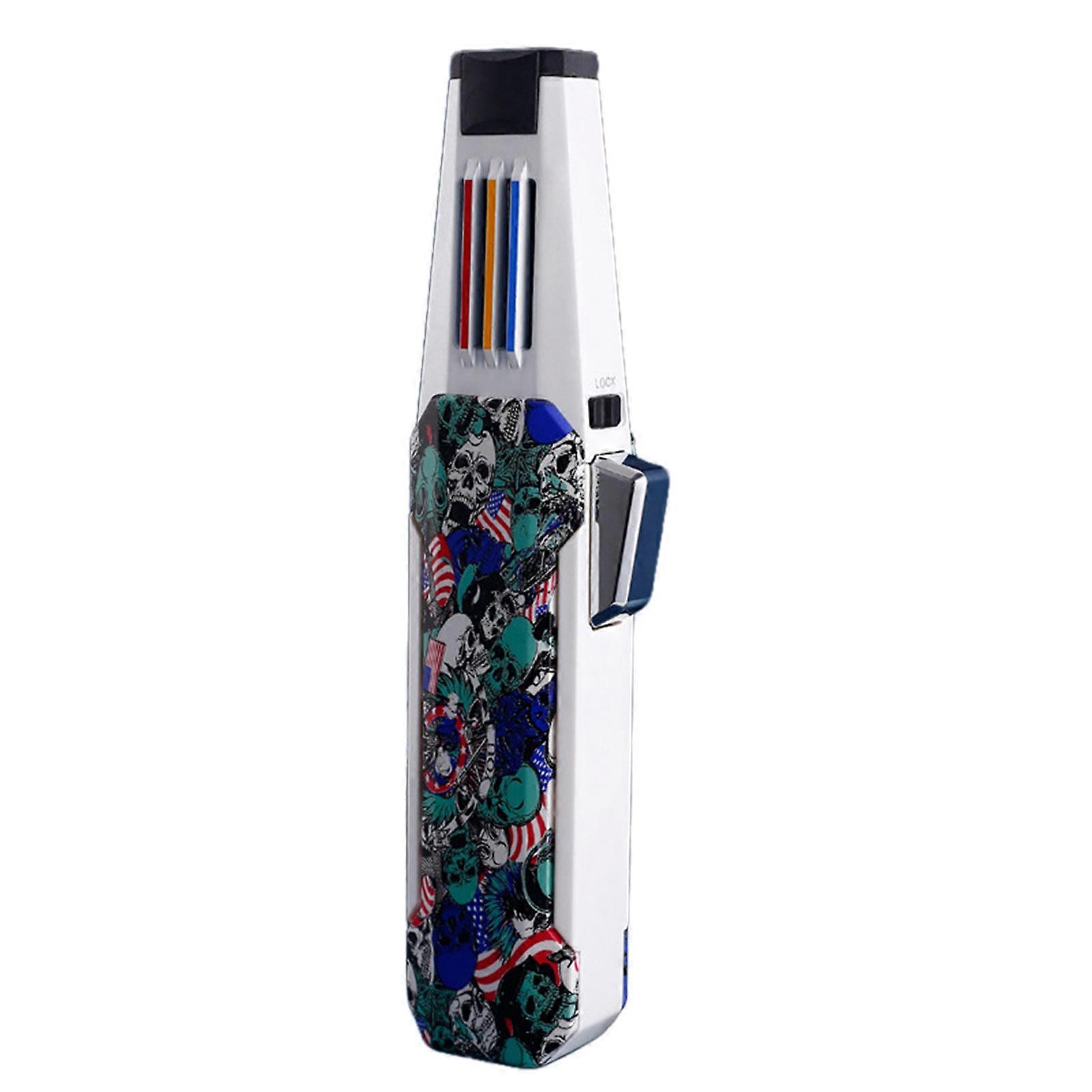 Windproof Jet-Torch Lighter for Cigars All Purpose Cool Lighter for BBQ Grilling