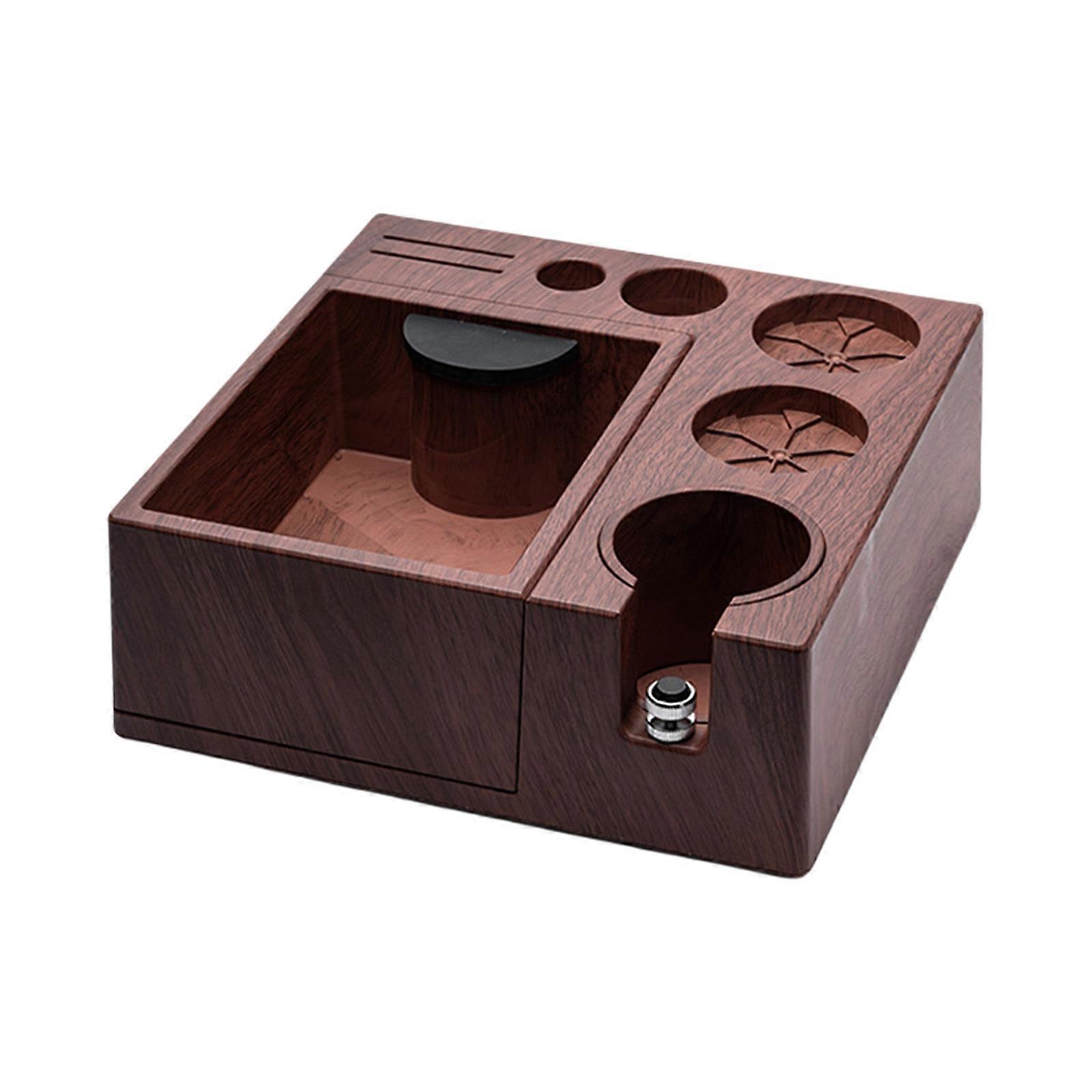 Kaffee-Tamper-Station Kaffeewerkzeug-Aufbewahrungshalter Kunststoff-Textur-Siebträgerständer für Kaffee-Enthusiasten Multicolor