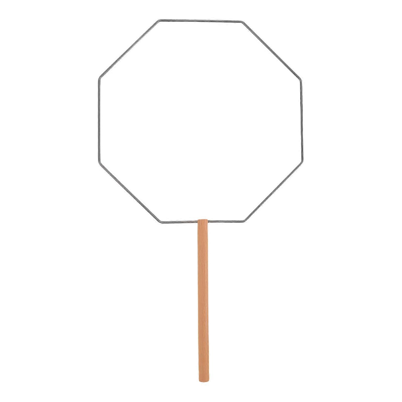 Handmade Fan Frame Iron DIY Supplies for Crafting Festivals