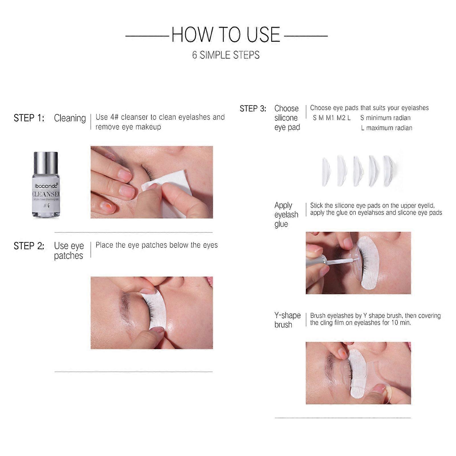 ibcccndc Eyelash Perming Kit Eyelash Perming Lifting Eye Lashes Extension Kit Eyelashes Curling Lash Lift Eye Beauty Treatment Including 10 Different
