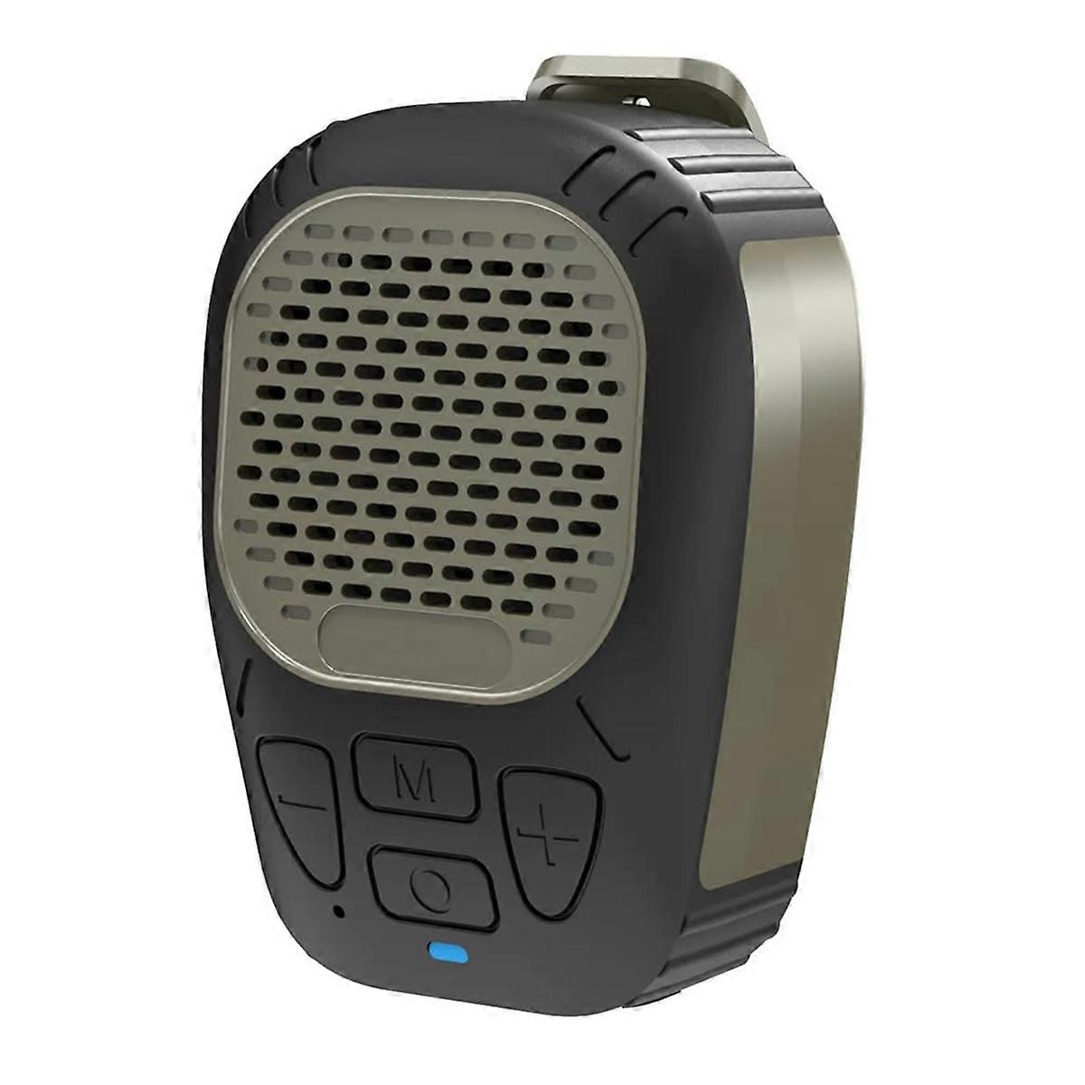 Wearable Bluetooth Speaker Magnetic Clip-on Water- Portable Speaker Built-in Mic for Hands-Free Mus