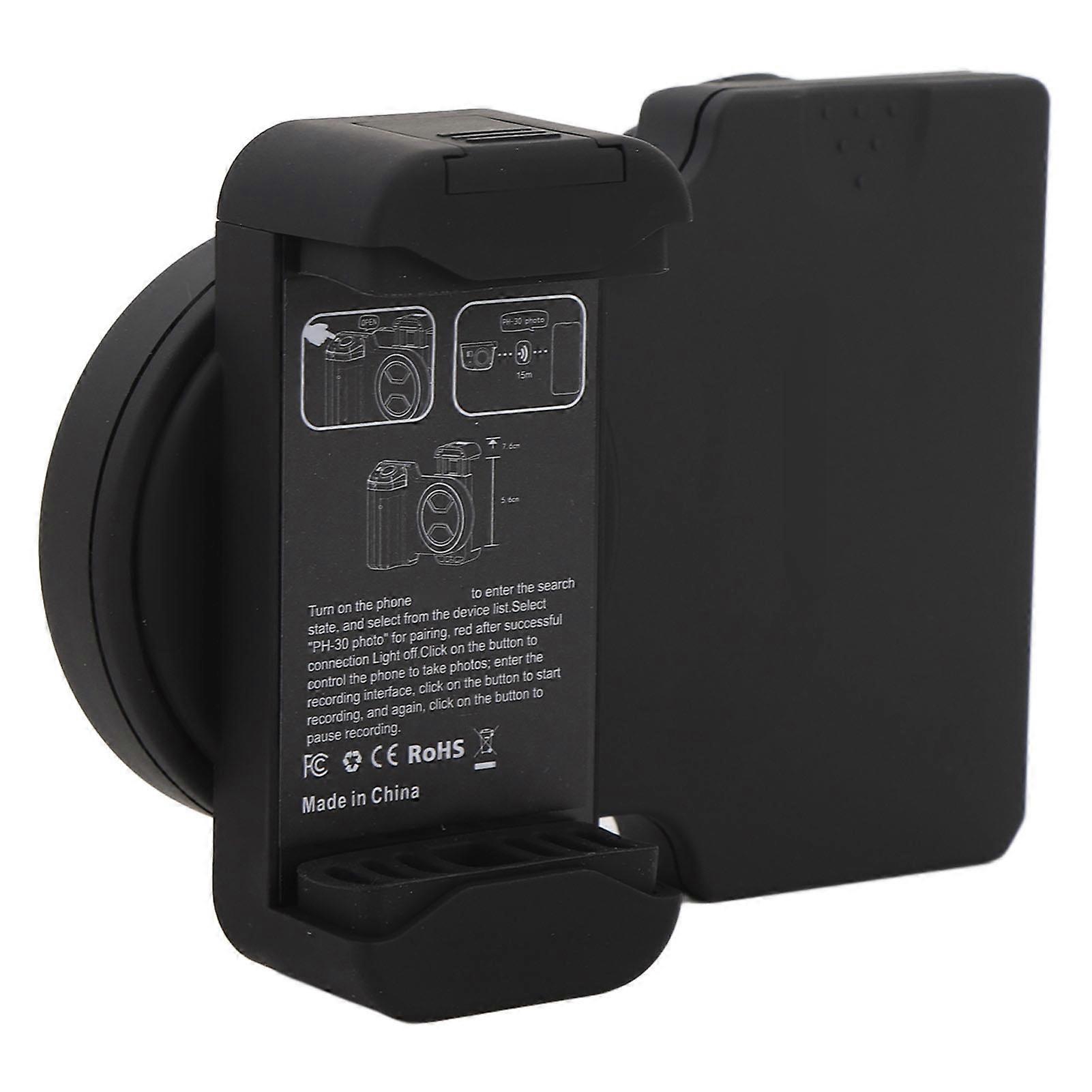 Phone Camera Grip Handle with Bluetooth Remote, 2.16-3.07in Clamp