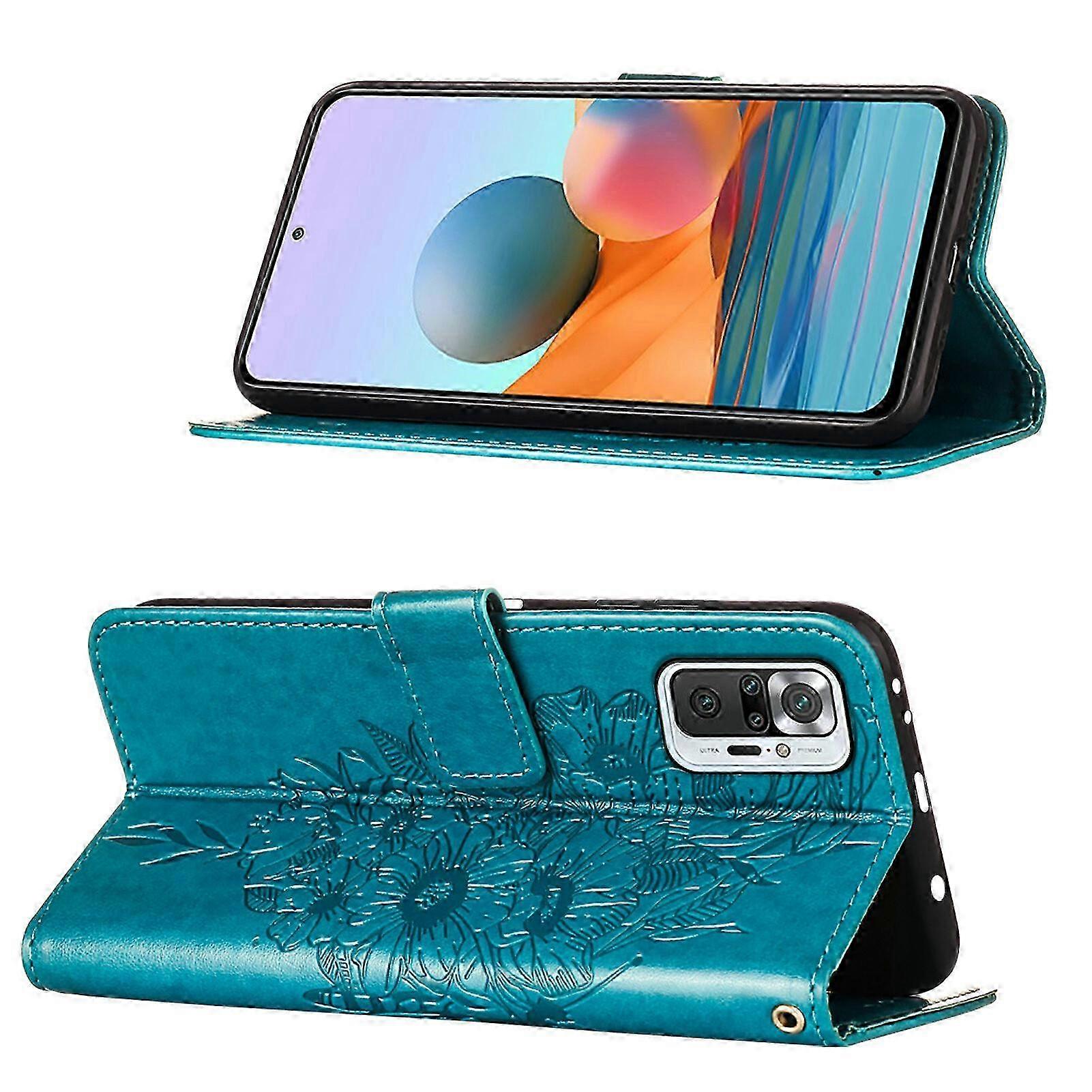 Case for Xiaomi Redmi Note 10 Pro Flip Case Cover Premium Leather E...