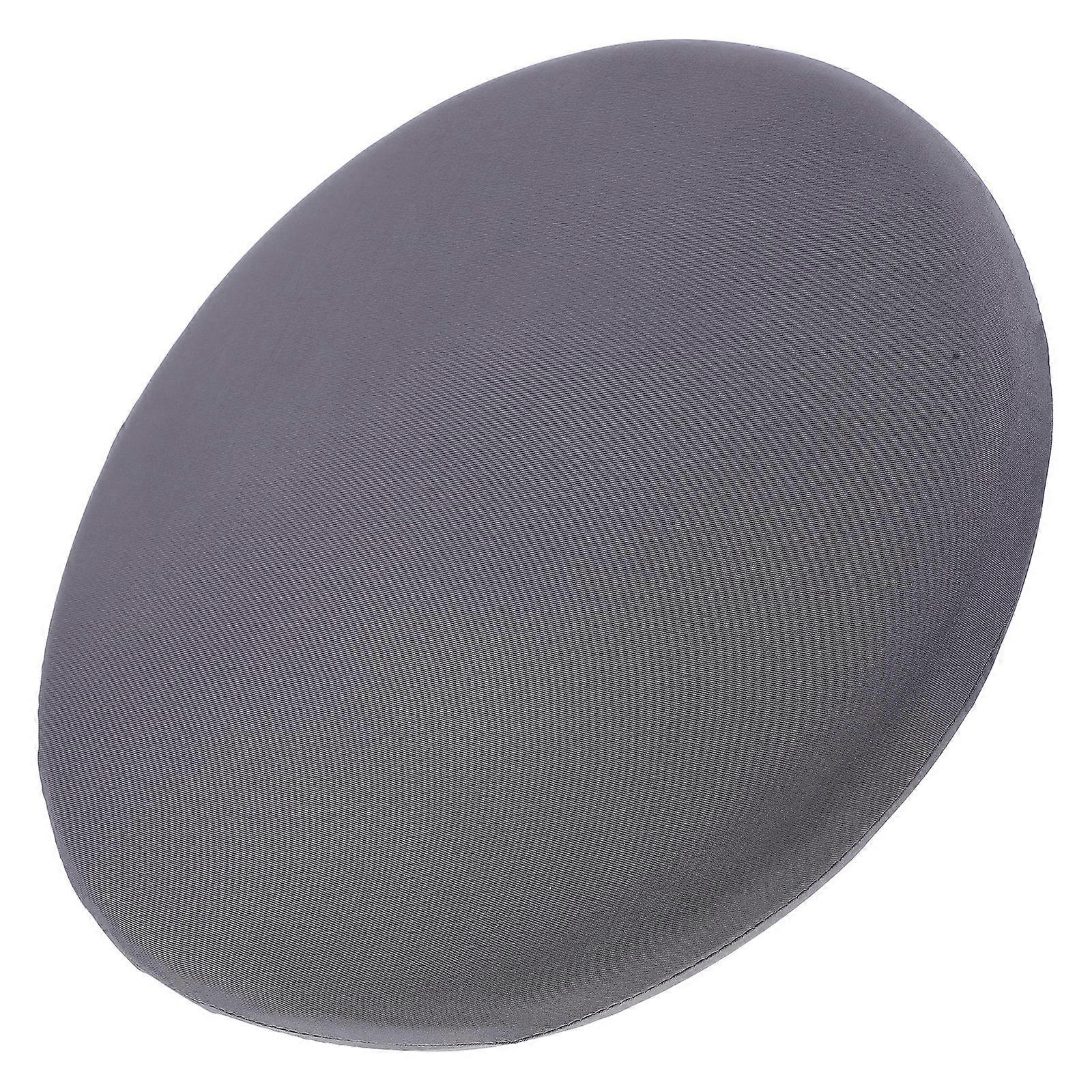 Round Stool Cushion Memory Foam for Protecting Knee Grey Polyester