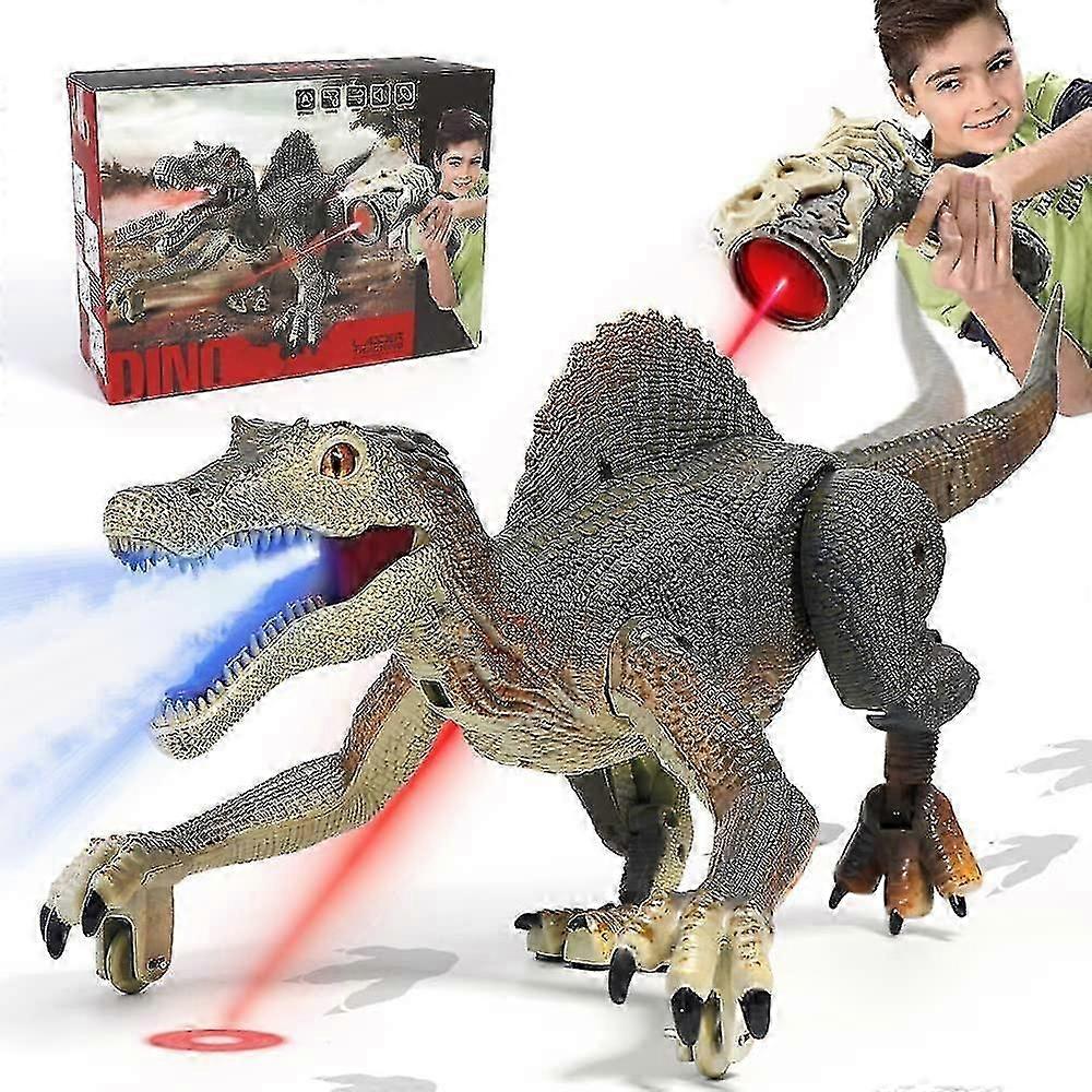 Ηλεκτρικό παιχνίδι RC Spinosaurus με φως και ομίχλη για παιδιά ηλικίας 3-8 ετών