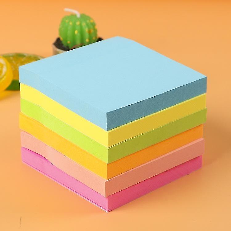 Notes Sticky Notes of 6 bright colors, 76 X 76 mm 100 sheets/Pad (Pink)