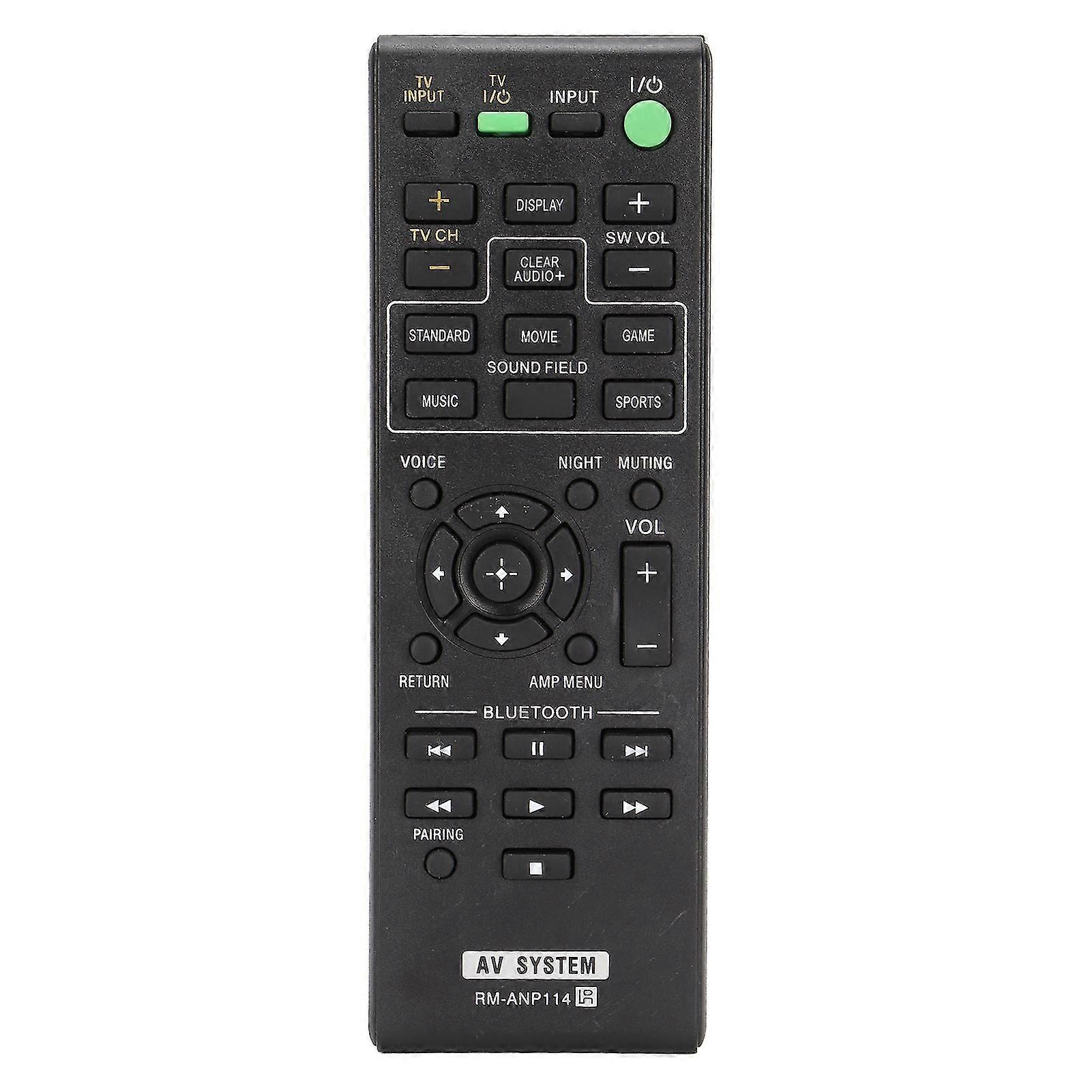 Speaker Remote Control Replacement Remote Control Suitable for HTCT770 RMANP106 Soundbar System