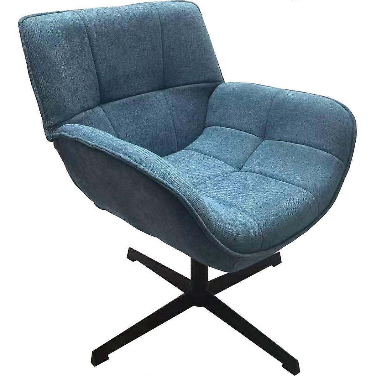 Odette Sessel, Blau, Leinwand, 72x80x82 cm