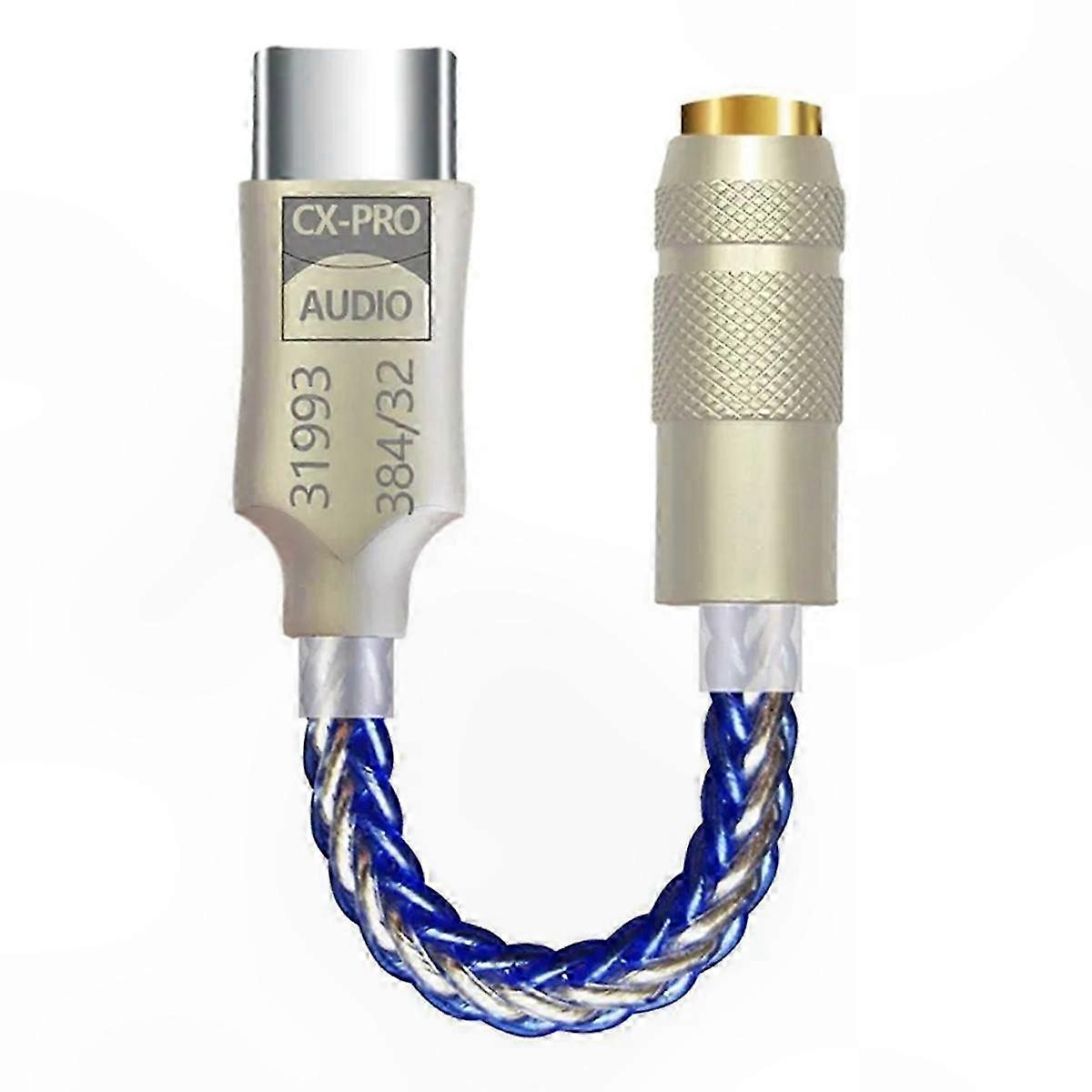 Type C to 3.5mm HiFi o Decoder Headphone Amplifier for Digital Devices